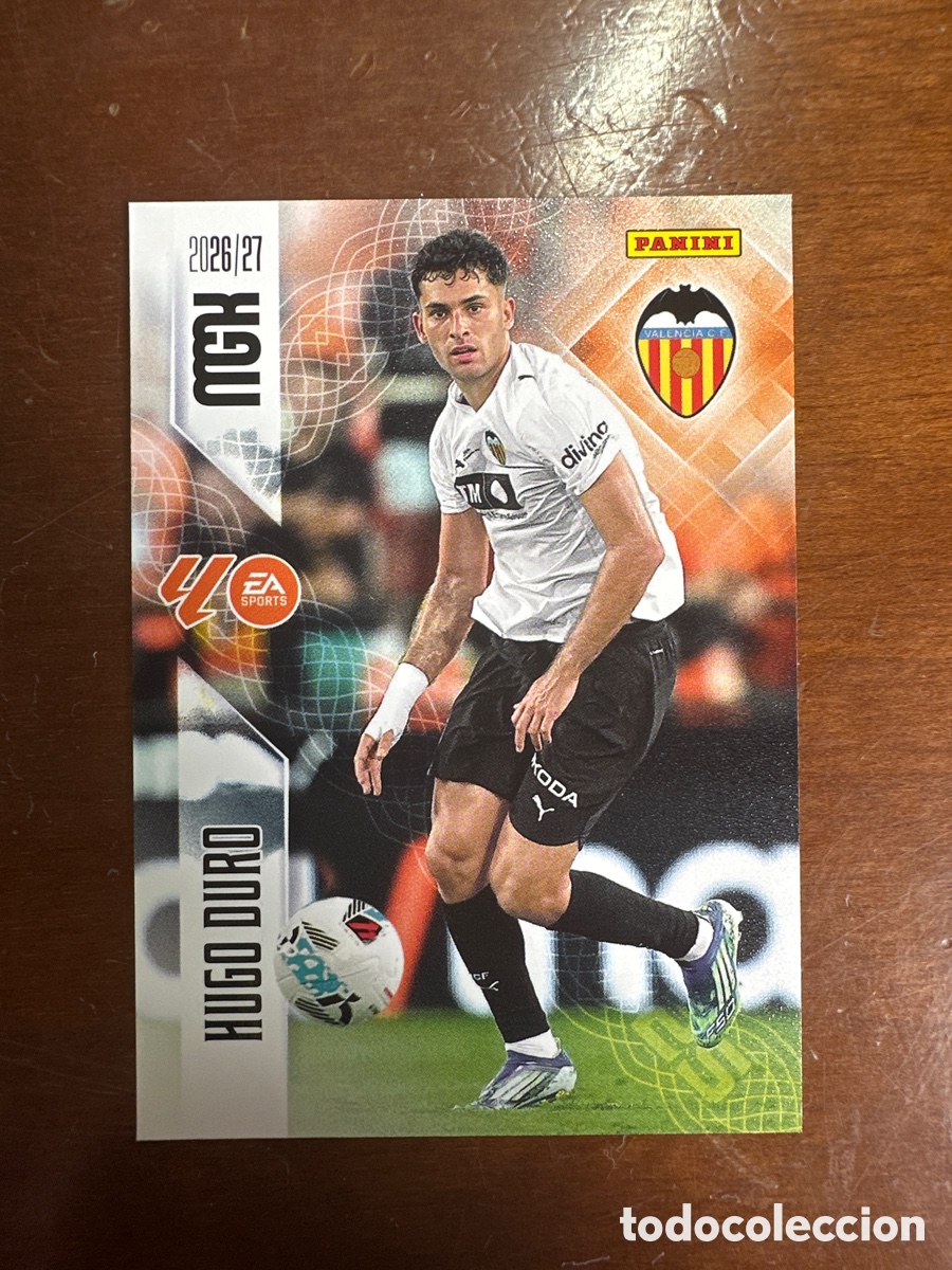 Cromos de f&uacute;tbol: 358 HUGO DURO VALENCIA MEGACRACKS 2026 2027 (MGK 26 27)