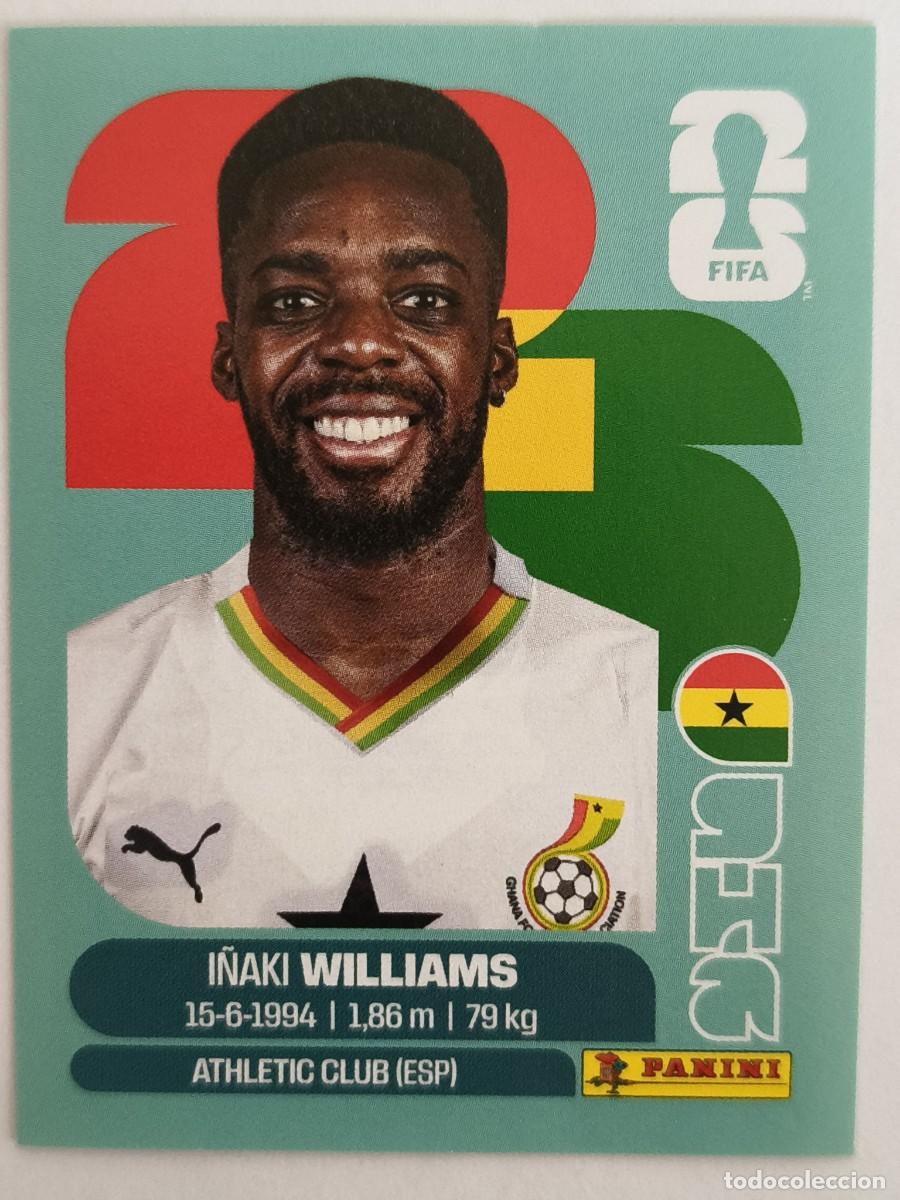 Cromos de f&uacute;tbol: #GHA15 WILLIAMS (GHANA) MUNDIAL 2026 PANINI