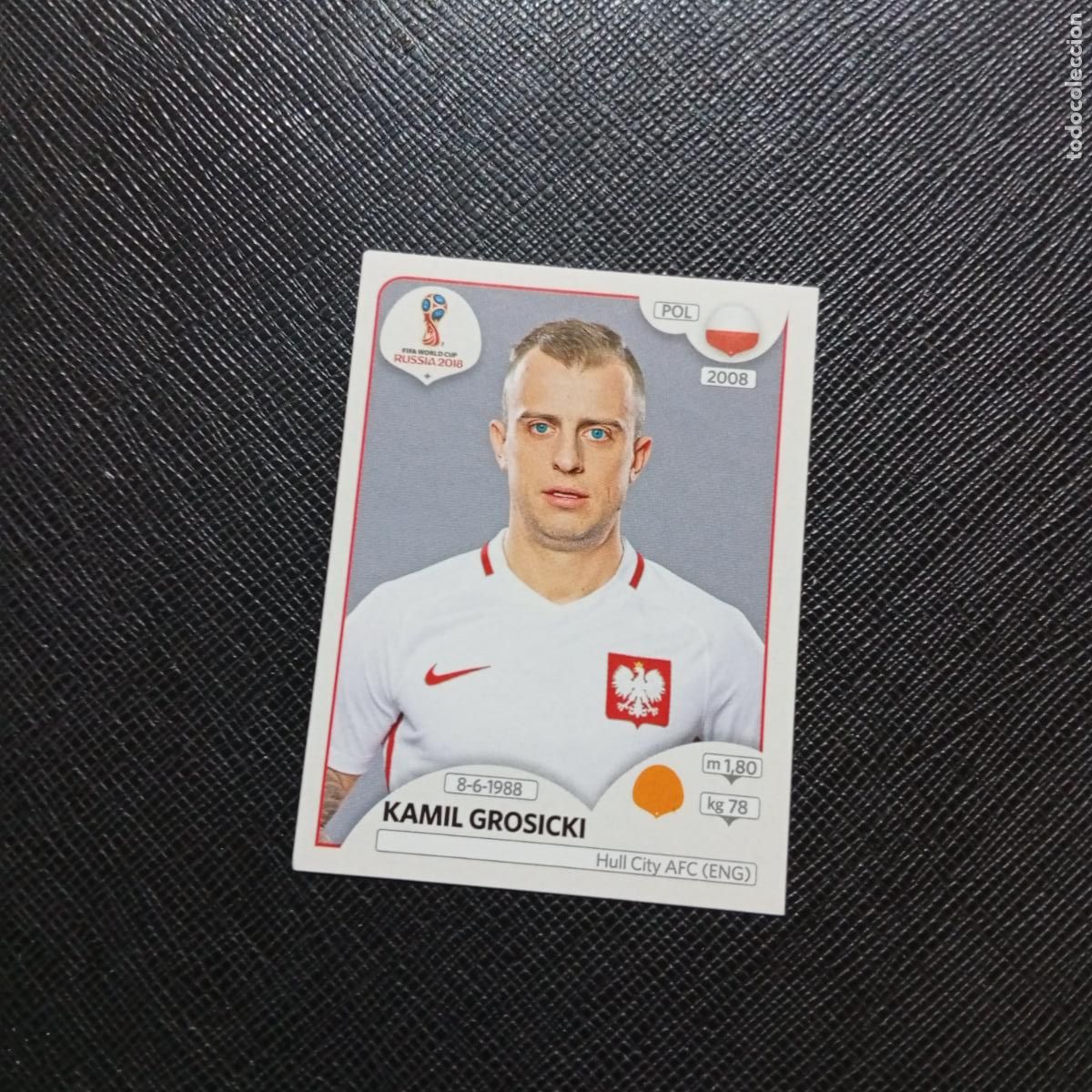 Cartes &agrave; collectionner de Football: 604 KAMIL GROSICKI POLONIA PANINI MUNDIAL RUSIA 2018 CROMO FUTBOL 18 - SIN PEGAR - /CJ2 .