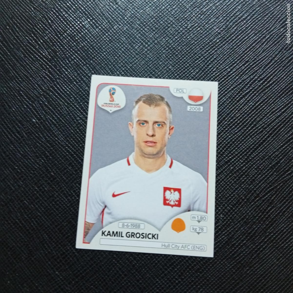Cartes &agrave; collectionner de Football: 604 KAMIL GROSICKI POLONIA PANINI MUNDIAL RUSIA 2018 CROMO FUTBOL 18 - SIN PEGAR - /CJ2 ..