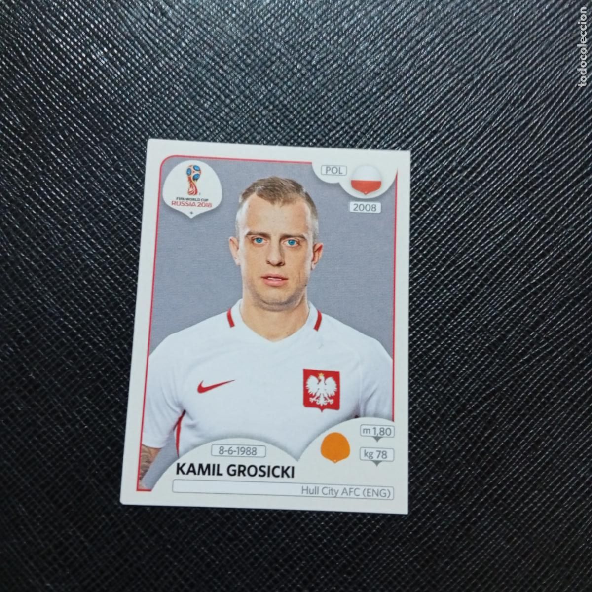 Cartes &agrave; collectionner de Football: 604 KAMIL GROSICKI POLONIA PANINI MUNDIAL RUSIA 2018 CROMO FUTBOL 18 - SIN PEGAR - /CJ2 ...