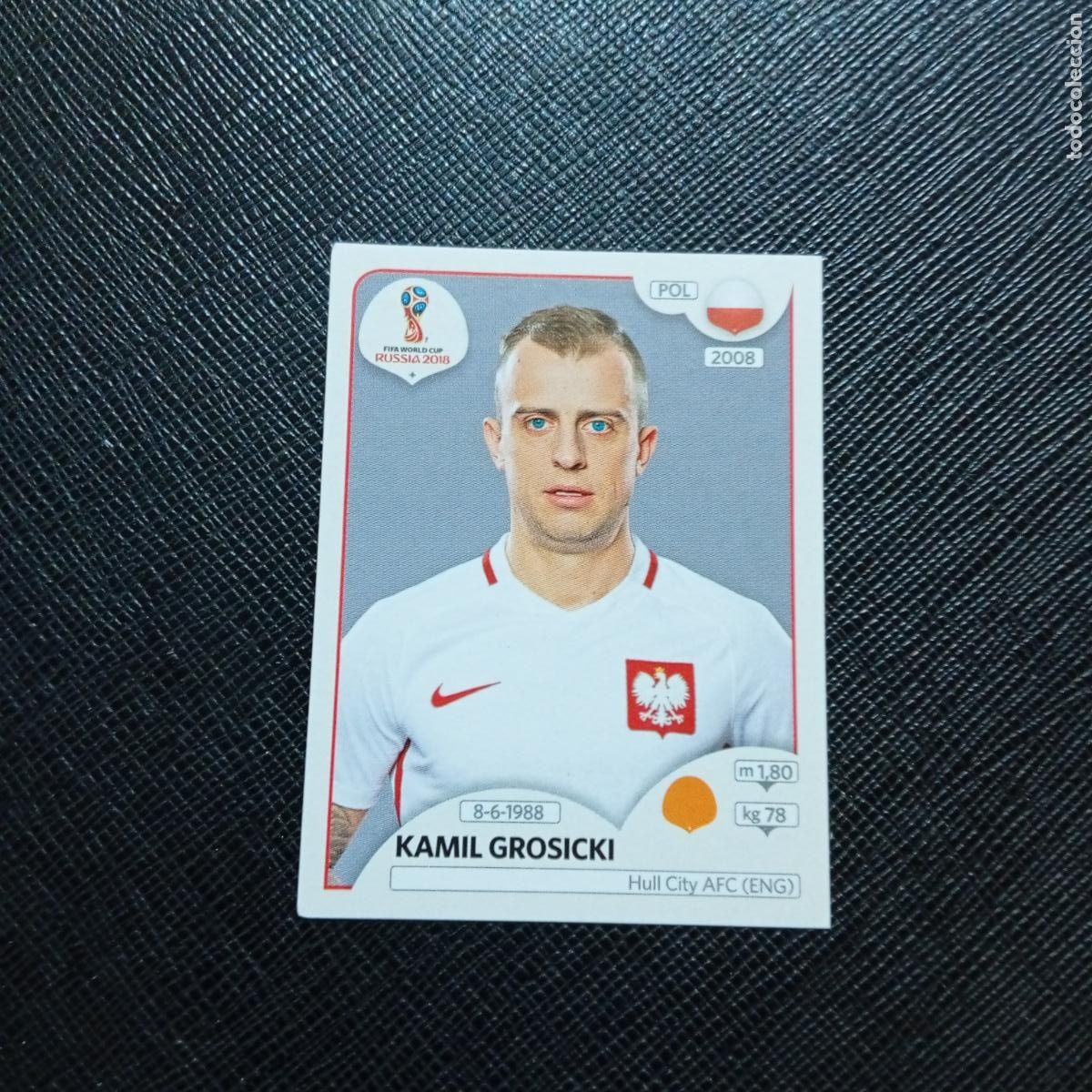 Cartes &agrave; collectionner de Football: 604 KAMIL GROSICKI POLONIA PANINI MUNDIAL RUSIA 2018 CROMO FUTBOL 18 - SIN PEGAR - /CJ2 ......