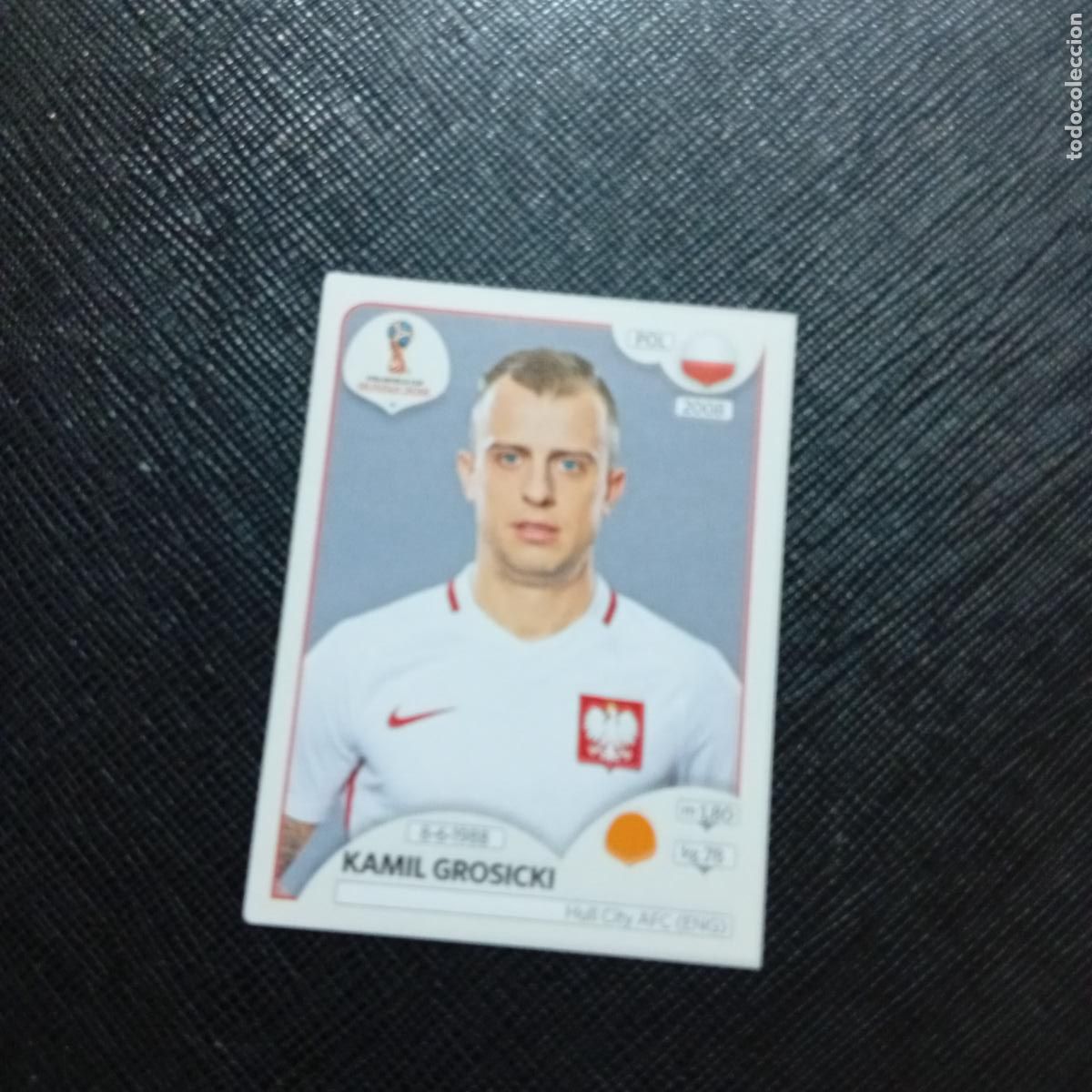 Cartes &agrave; collectionner de Football: 604 KAMIL GROSICKI POLONIA PANINI MUNDIAL RUSIA 2018 CROMO FUTBOL 18 - SIN PEGAR - /CJ2 .......