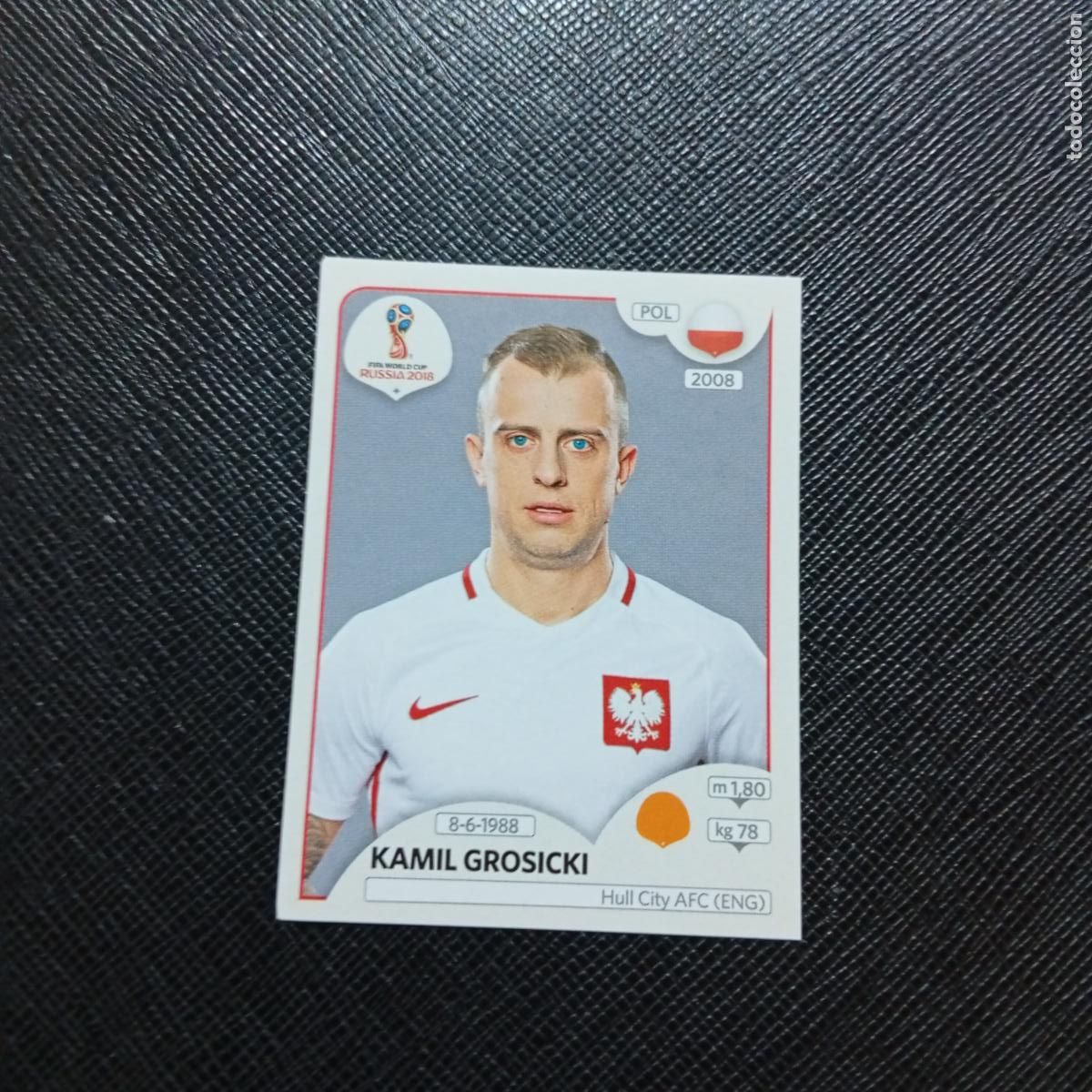 Cartes &agrave; collectionner de Football: 604 KAMIL GROSICKI POLONIA PANINI MUNDIAL RUSIA 2018 CROMO FUTBOL 18 - SIN PEGAR - /CJ2 ........