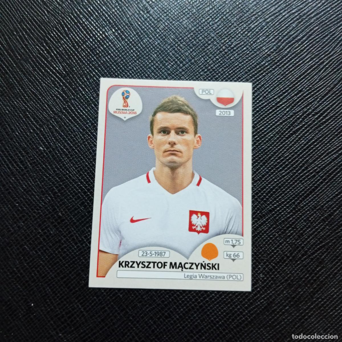 Cromos de f&uacute;tbol: 606 MACZYNSKI POLONIA PANINI MUNDIAL RUSIA 2018 CROMO FUTBOL 18 - SIN PEGAR - /CJ2 .