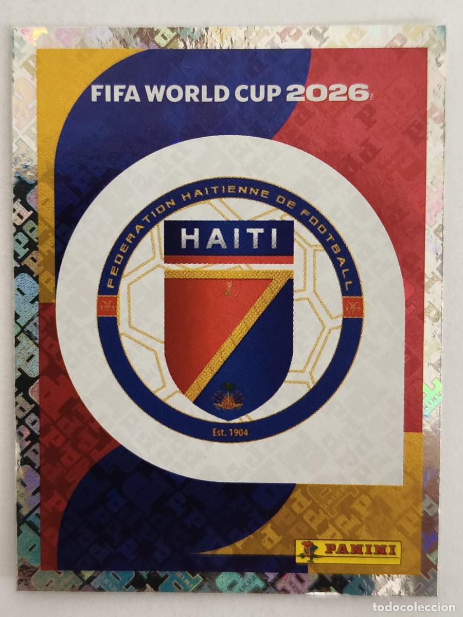 Cromos de f&uacute;tbol: #HAI1 ESCUDO (HAITI) MUNDIAL 2026 PANINI