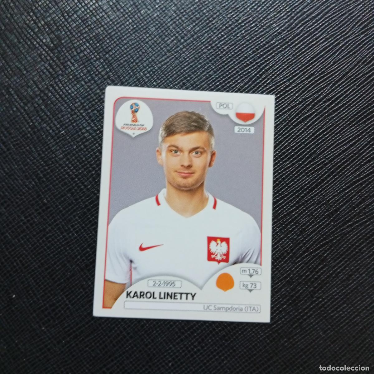 Cromos de f&uacute;tbol: 608 KAROL LINETTY POLONIA PANINI MUNDIAL RUSIA 2018 CROMO FUTBOL 18 - SIN PEGAR - /CJ2