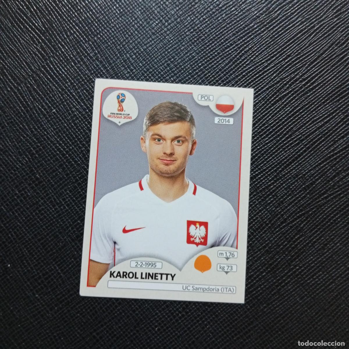 Cromos de f&uacute;tbol: 608 KAROL LINETTY POLONIA PANINI MUNDIAL RUSIA 2018 CROMO FUTBOL 18 - SIN PEGAR - /CJ2