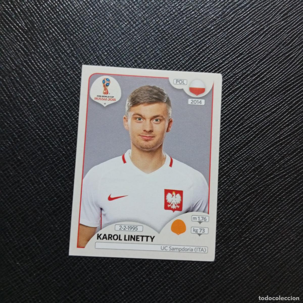 Cromos de f&uacute;tbol: 608 KAROL LINETTY POLONIA PANINI MUNDIAL RUSIA 2018 CROMO FUTBOL 18 - SIN PEGAR - /CJ2 .