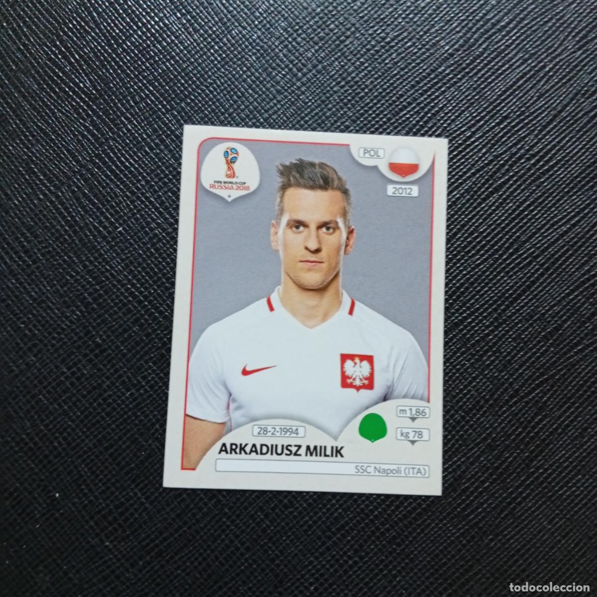 Cromos de f&uacute;tbol: 611 MILIK POLONIA PANINI MUNDIAL RUSIA 2018 CROMO FUTBOL 18 - SIN PEGAR - /CJ2
