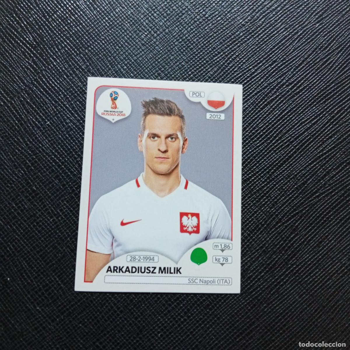 Cromos de f&uacute;tbol: 611 MILIK POLONIA PANINI MUNDIAL RUSIA 2018 CROMO FUTBOL 18 - SIN PEGAR - /CJ2 .