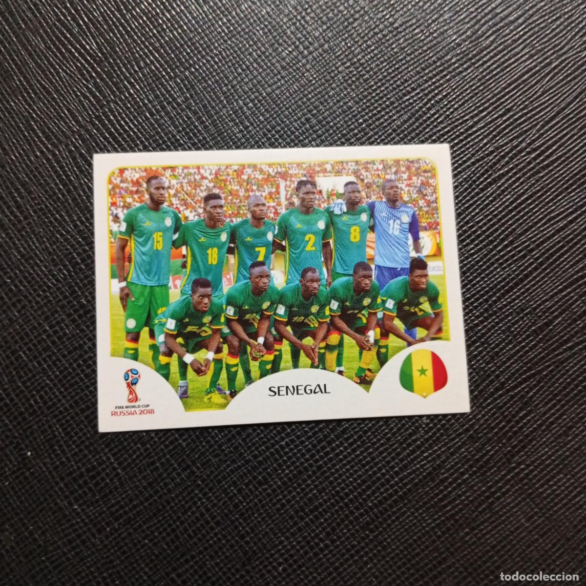 Fu&szlig;ball-Sticker: 613 ALINEACION SENEGAL PANINI MUNDIAL RUSIA 2018 CROMO FUTBOL 18 - SIN PEGAR - /CJ2