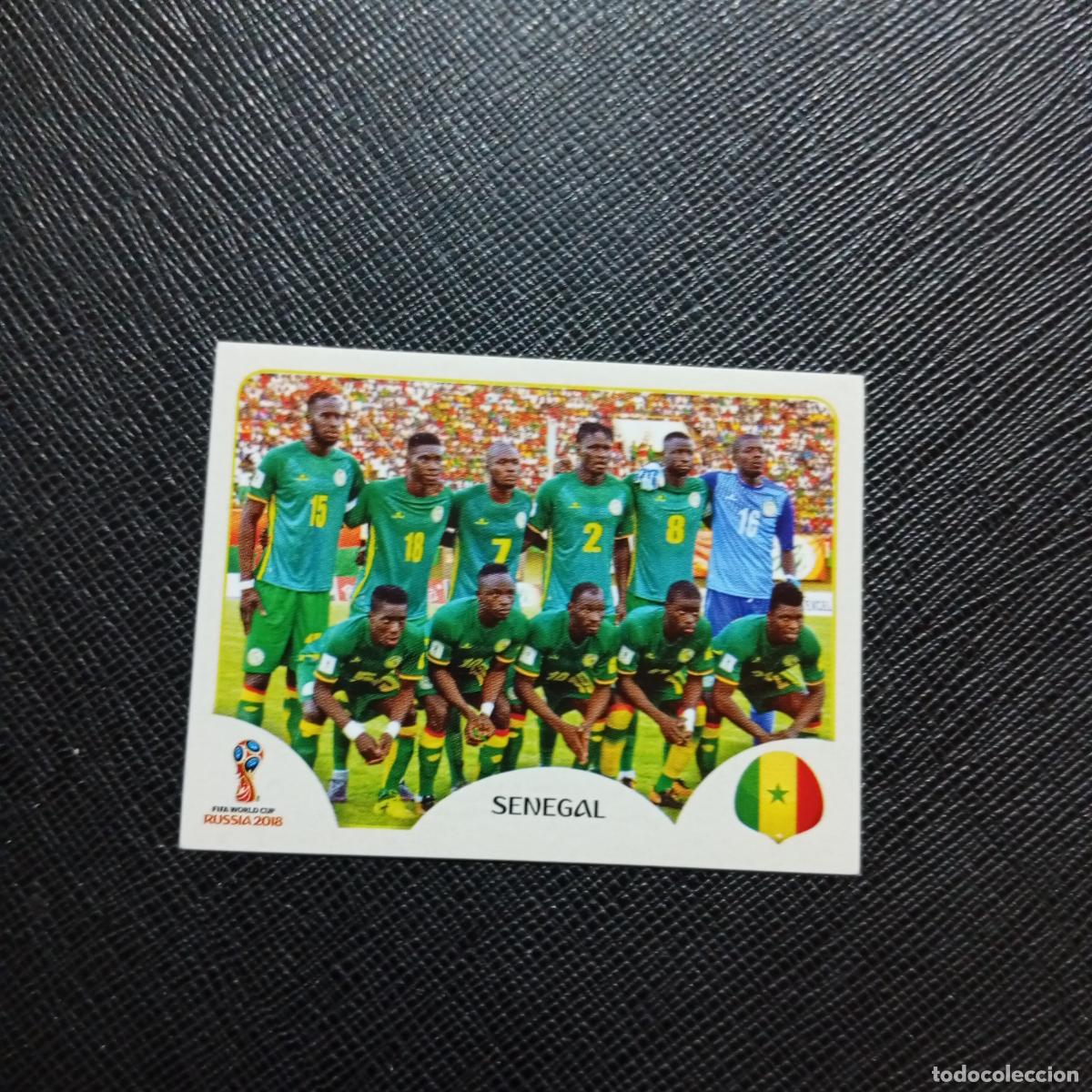 Fu&szlig;ball-Sticker: 613 ALINEACION SENEGAL PANINI MUNDIAL RUSIA 2018 CROMO FUTBOL 18 - SIN PEGAR - /CJ2 .