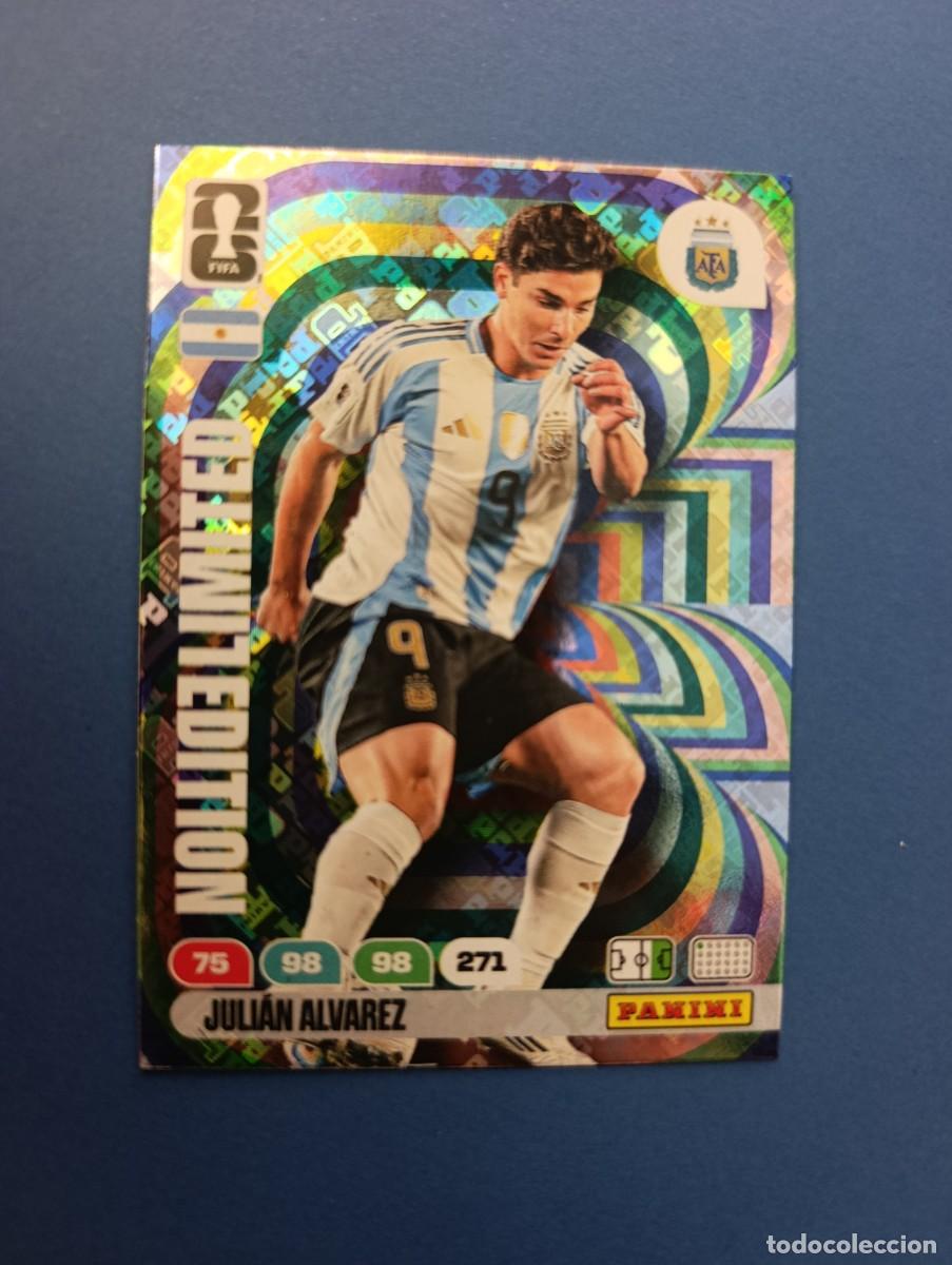 Fu&szlig;ball-Sticker: JULIAN ALVAREZ LIMITED EDITION ADRENALYN MUNDIAL 2026