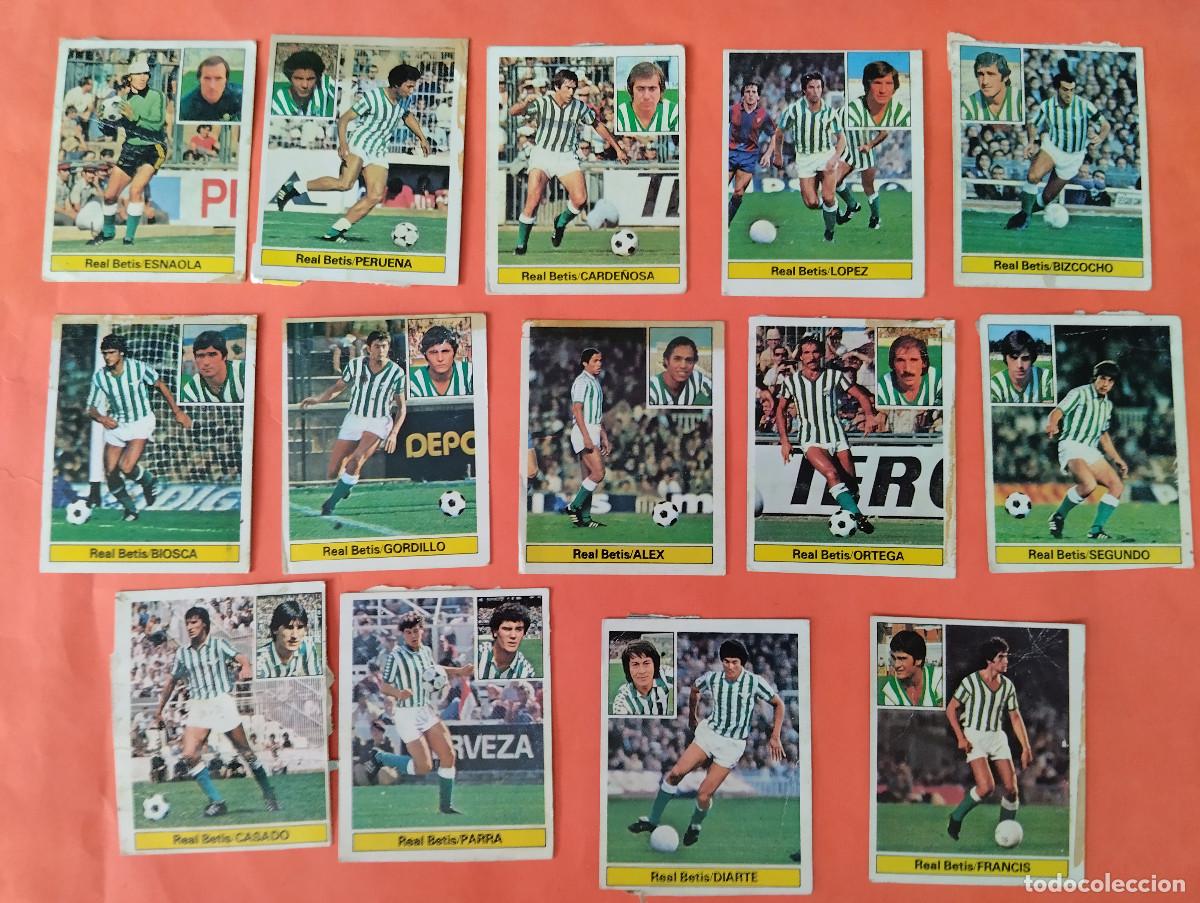 Cromos de Futebol: LOTE 14 CROMOS (REAL BETIS) EDICIONES ESTE - LIGA 1981 1982 - DESPEGADOS