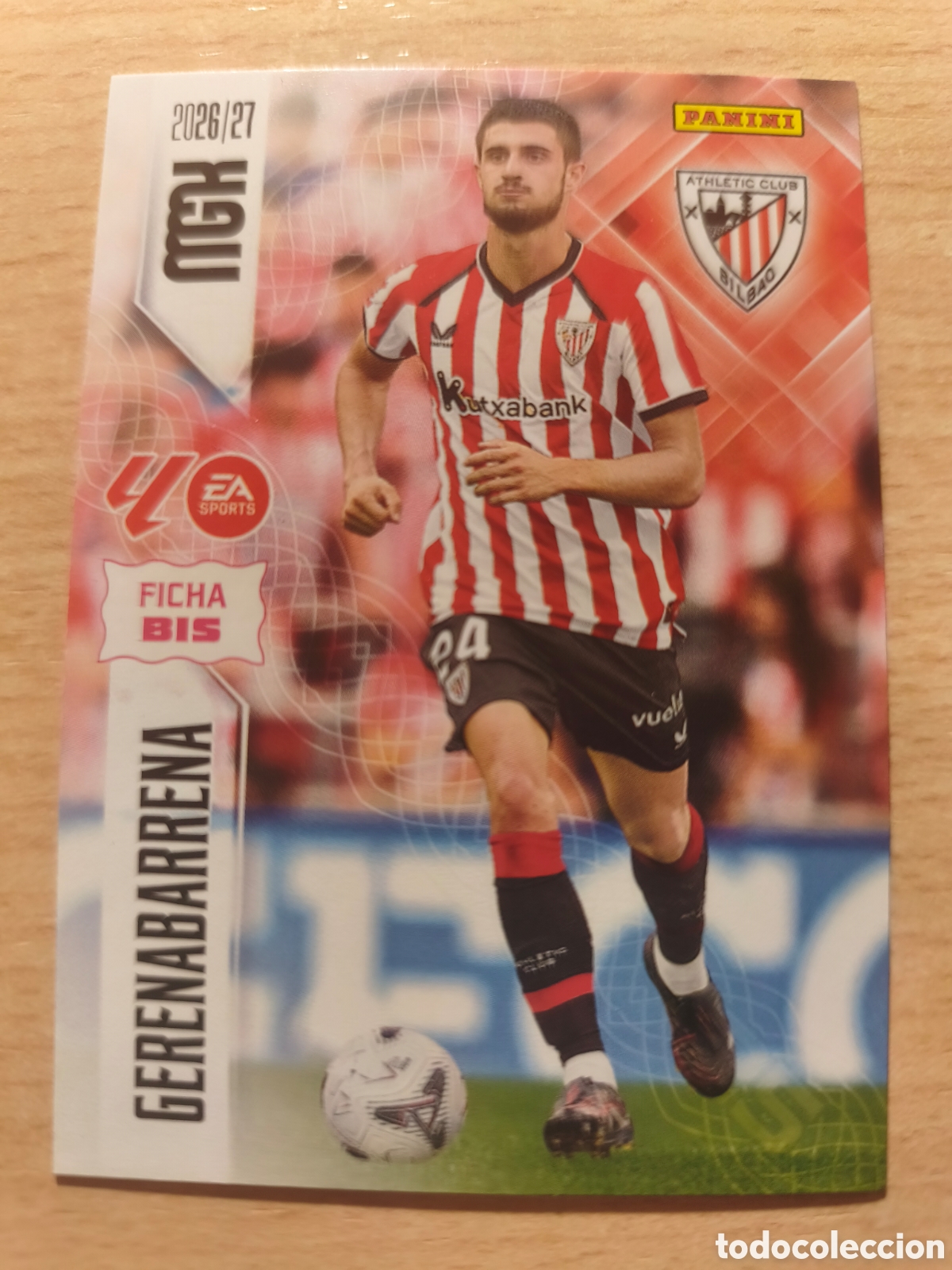 Cromos de f&uacute;tbol: 46 BIS BE&Ntilde;AT GERENABARRENA FICHA BIS ATHLETIC CLUB BILBAO MEGACRACKS (III EDICI&Oacute;N) 2026 2027 26 27