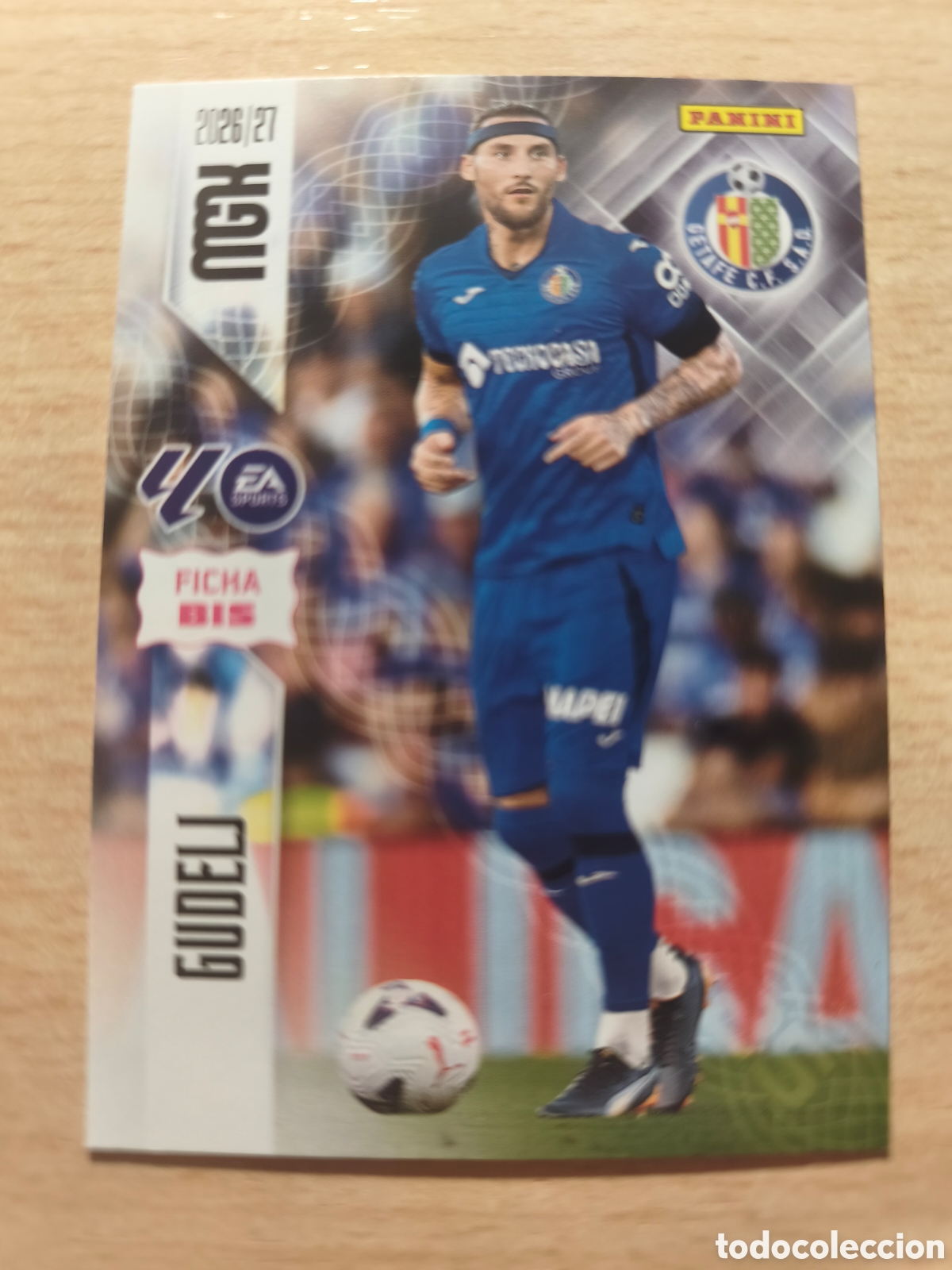 Cromos de f&uacute;tbol: 191 BIS NEMANJA GUDELJ GETAFE FICHA BIS MEGACRACKS (III EDICI&Oacute;N) 2026 2027 26 27