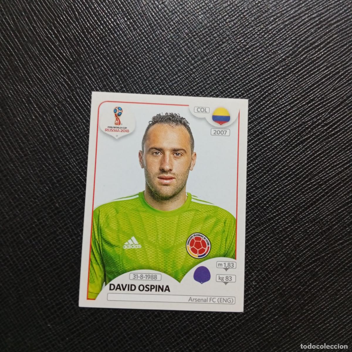Cromos de f&uacute;tbol: 634 DAVID OSPINA COLOMBIA PANINI MUNDIAL RUSIA 2018 CROMO FUTBOL 18 - SIN PEGAR - /CJ2 .....