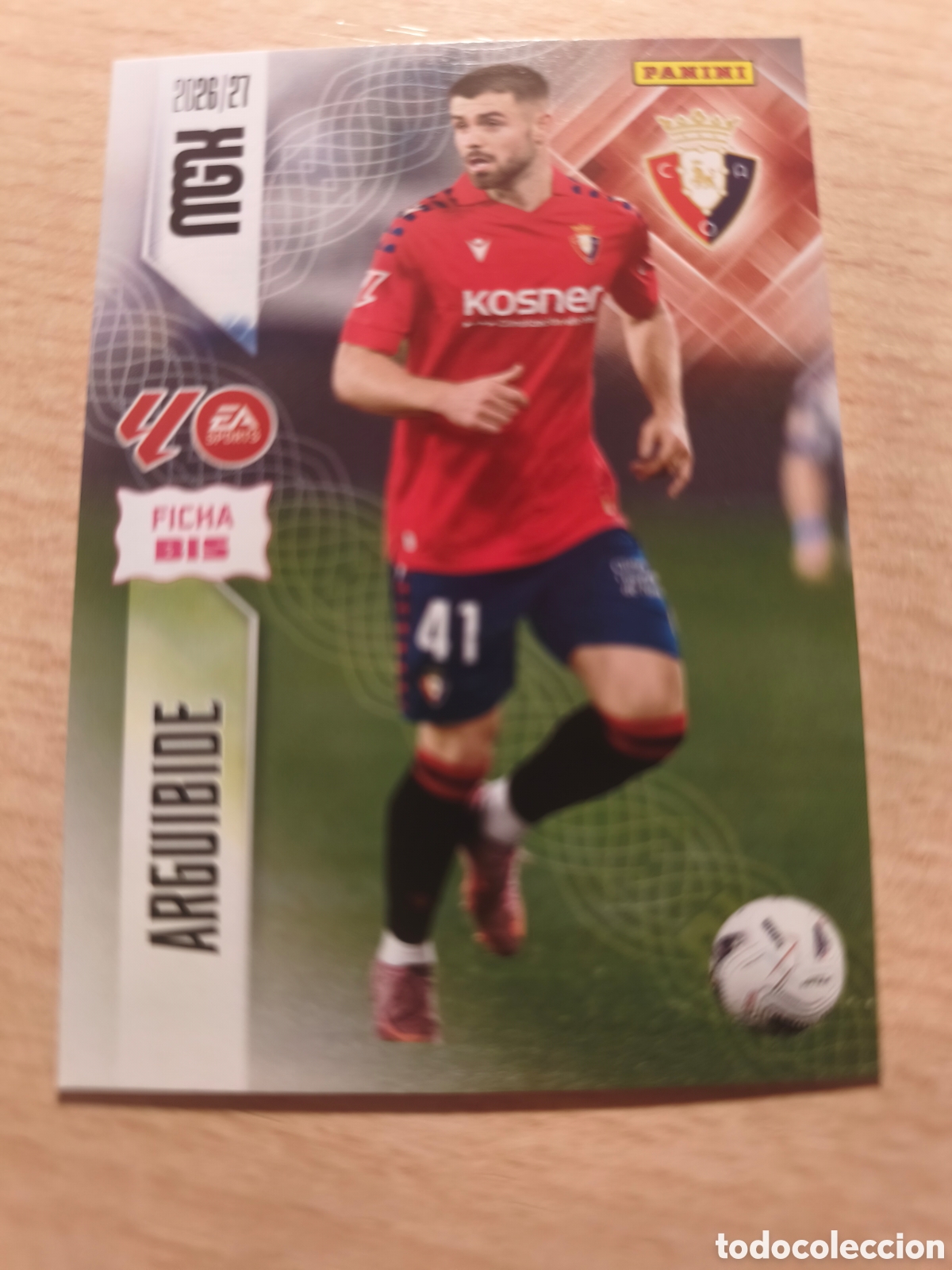 Cromos de f&uacute;tbol: 256 BIS I&Ntilde;IGO ARGUIBIDE FICHA BIS OSASUNA MEGACRACKS (III EDICI&Oacute;N) 2026 2027 26 27