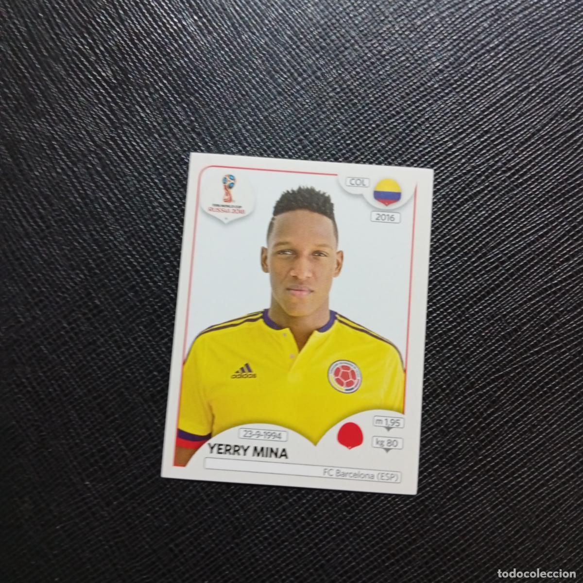Cromos de f&uacute;tbol: 639 YERRY MINA COLOMBIA PANINI MUNDIAL RUSIA 2018 CROMO FUTBOL 18 - SIN PEGAR - /CJ2