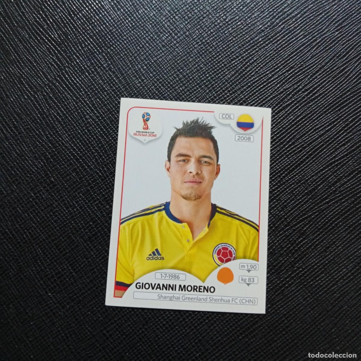 Cromos de f&uacute;tbol: 644 MORENO COLOMBIA PANINI MUNDIAL RUSIA 2018 CROMO FUTBOL 18 - SIN PEGAR - /CJ2