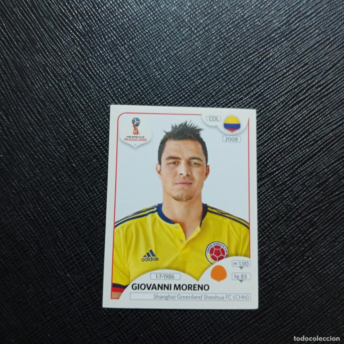 Cromos de f&uacute;tbol: 644 MORENO COLOMBIA PANINI MUNDIAL RUSIA 2018 CROMO FUTBOL 18 - SIN PEGAR - /CJ2