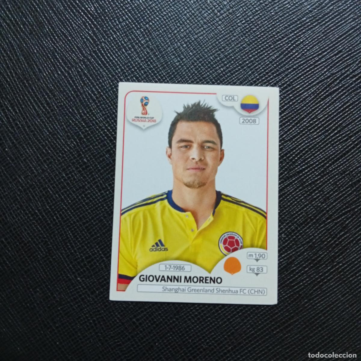 Cromos de f&uacute;tbol: 644 MORENO COLOMBIA PANINI MUNDIAL RUSIA 2018 CROMO FUTBOL 18 - SIN PEGAR - /CJ2 ..