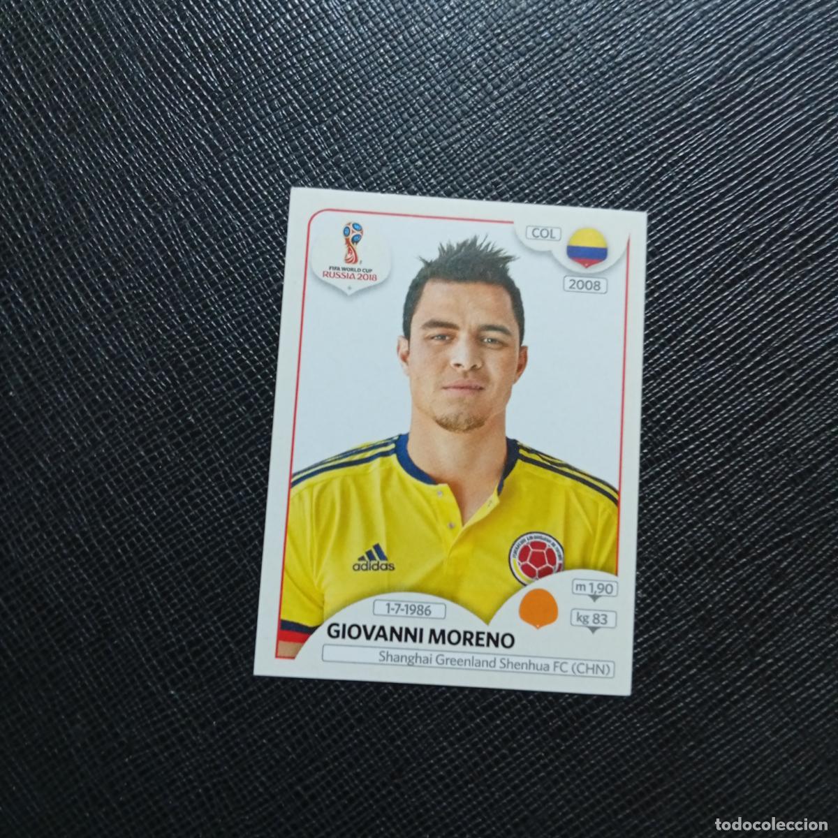 Cromos de f&uacute;tbol: 644 MORENO COLOMBIA PANINI MUNDIAL RUSIA 2018 CROMO FUTBOL 18 - SIN PEGAR - /CJ2 ...