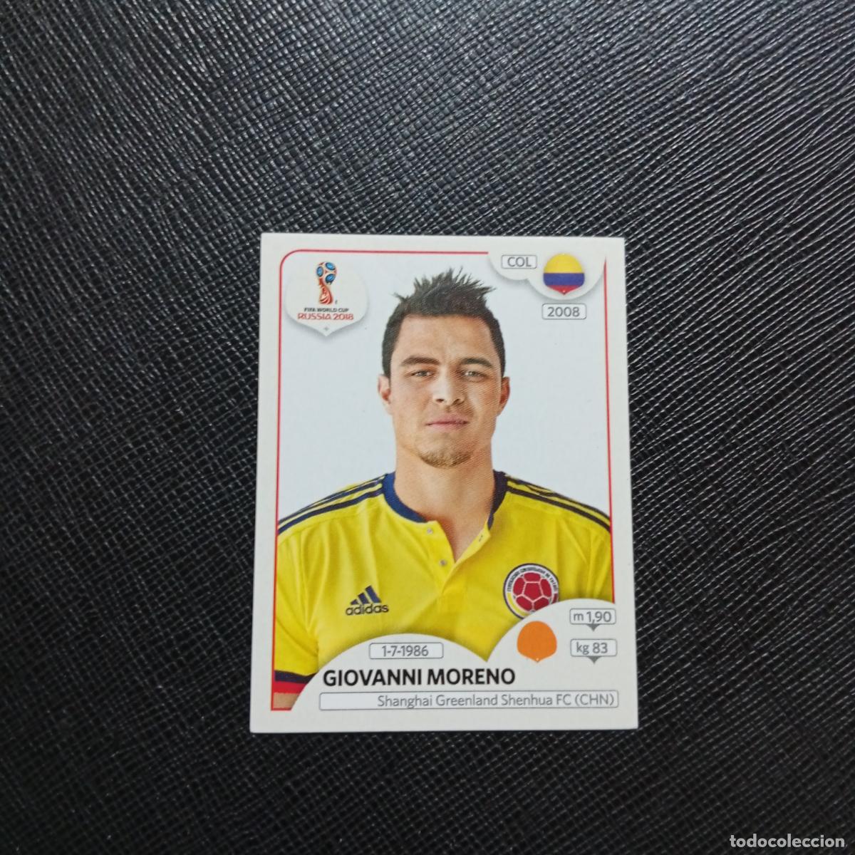 Cromos de f&uacute;tbol: 644 MORENO COLOMBIA PANINI MUNDIAL RUSIA 2018 CROMO FUTBOL 18 - SIN PEGAR - /CJ2 ...