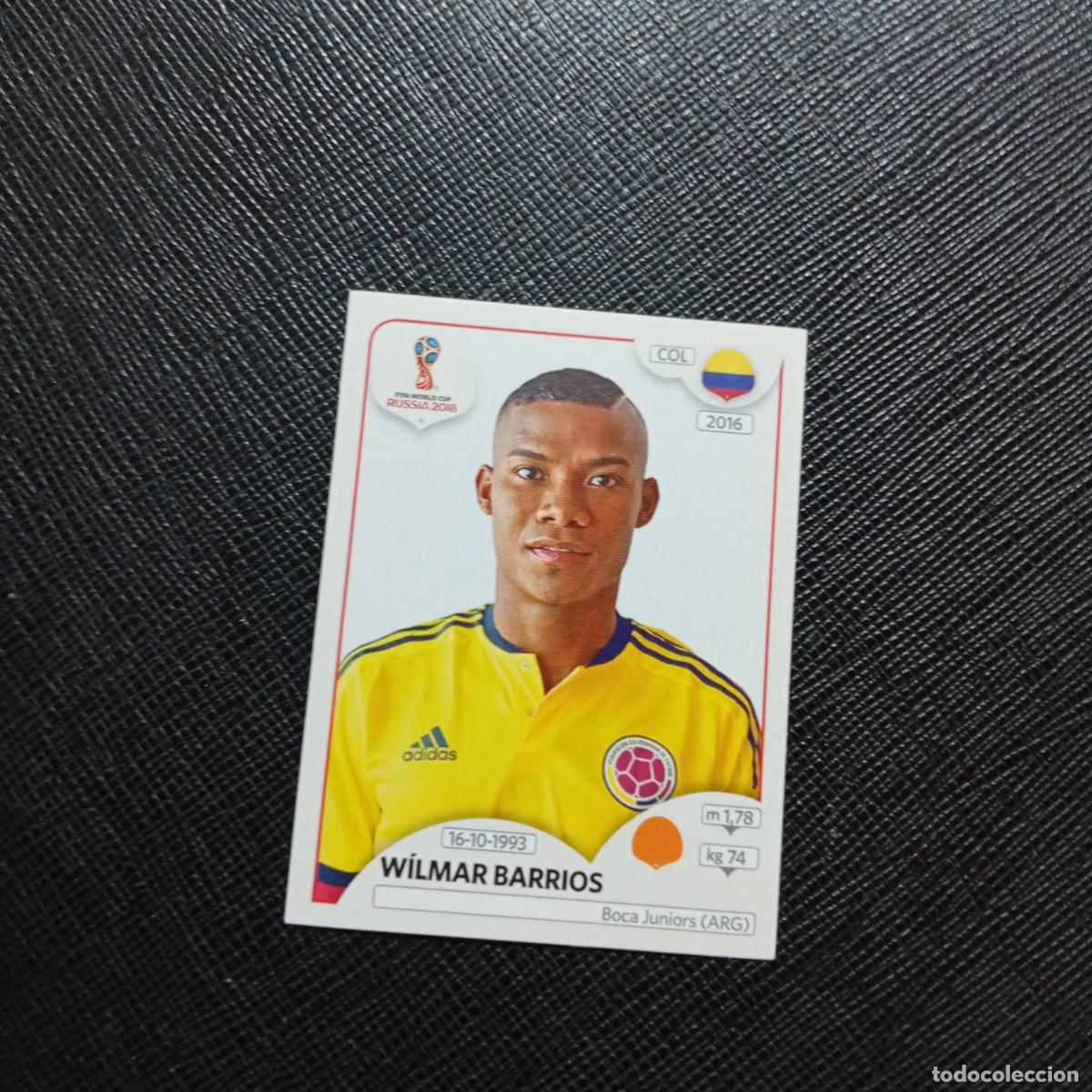 Cromos de f&uacute;tbol: 645 WILMAR BARRIOS COLOMBIA PANINI MUNDIAL RUSIA 2018 CROMO FUTBOL 18 - SIN PEGAR - /CJ2