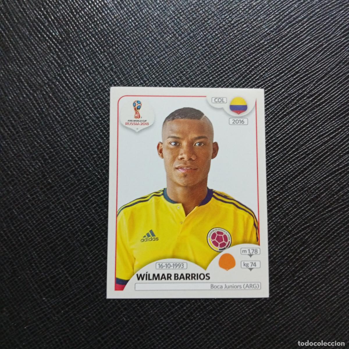 Cromos de f&uacute;tbol: 645 WILMAR BARRIOS COLOMBIA PANINI MUNDIAL RUSIA 2018 CROMO FUTBOL 18 - SIN PEGAR - /CJ2 ..