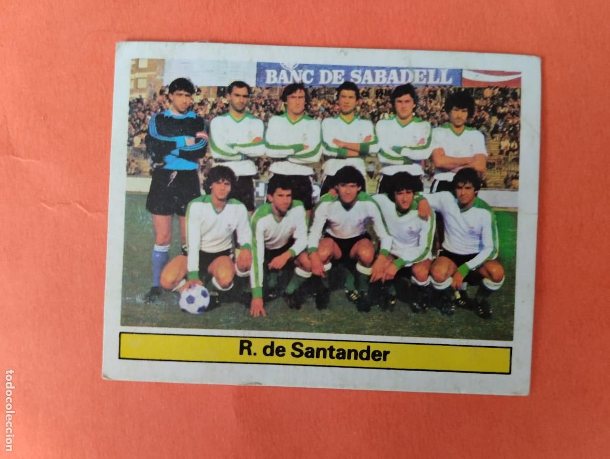 Cromos de Futebol: CROMO DE FUTBOL EQUIPO R. SANTANDER. DESPEGADO LIGA ESTE 1981-1982/81-82