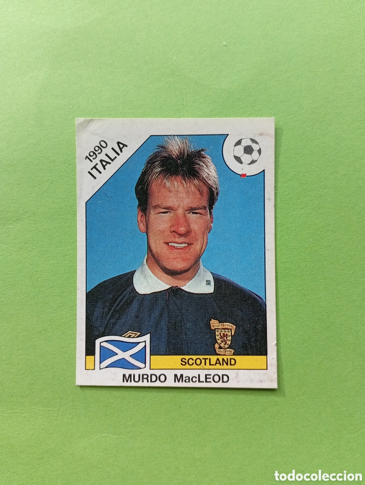 Cromos de f&uacute;tbol: 1990 ITALIA 90 - N&ordm; 222 MURDO McLEOD - ESCOCIA - ED. CARVAJAL / PANINI