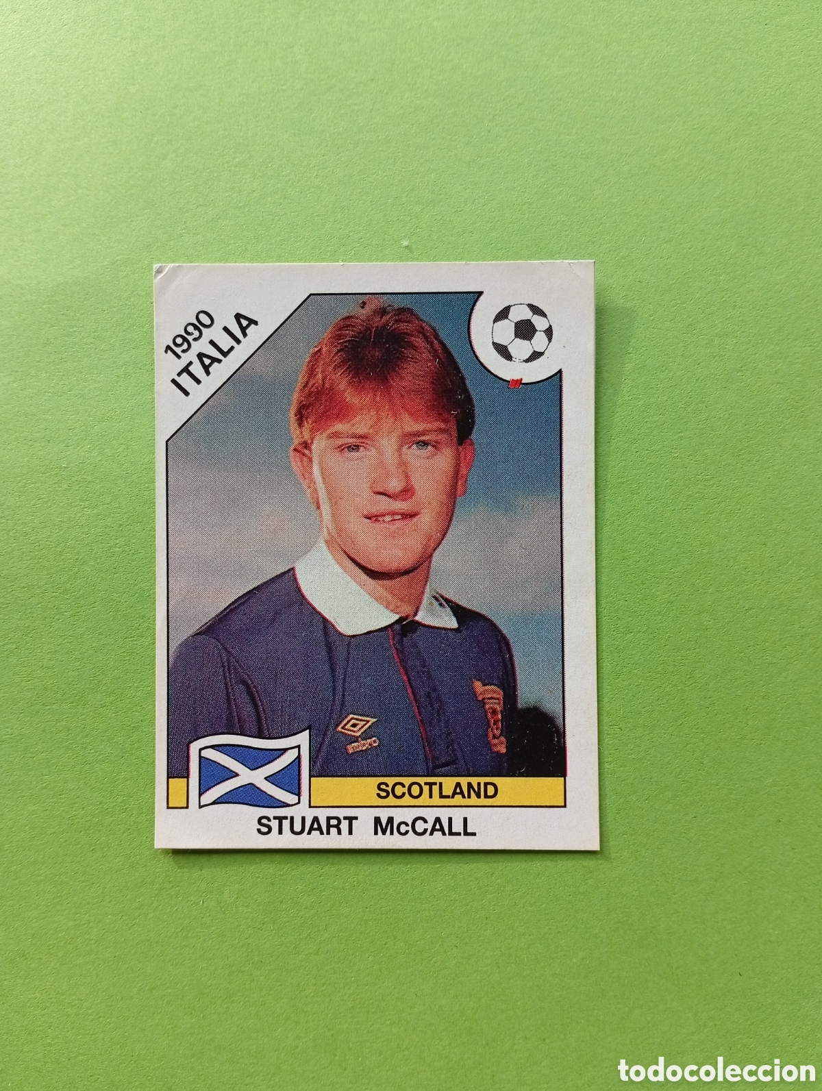Cromos de f&uacute;tbol: 1990 ITALIA 90 - N&ordm; 224 STUART McCALL - ESCOCIA - ED. CARVAJAL / PANINI