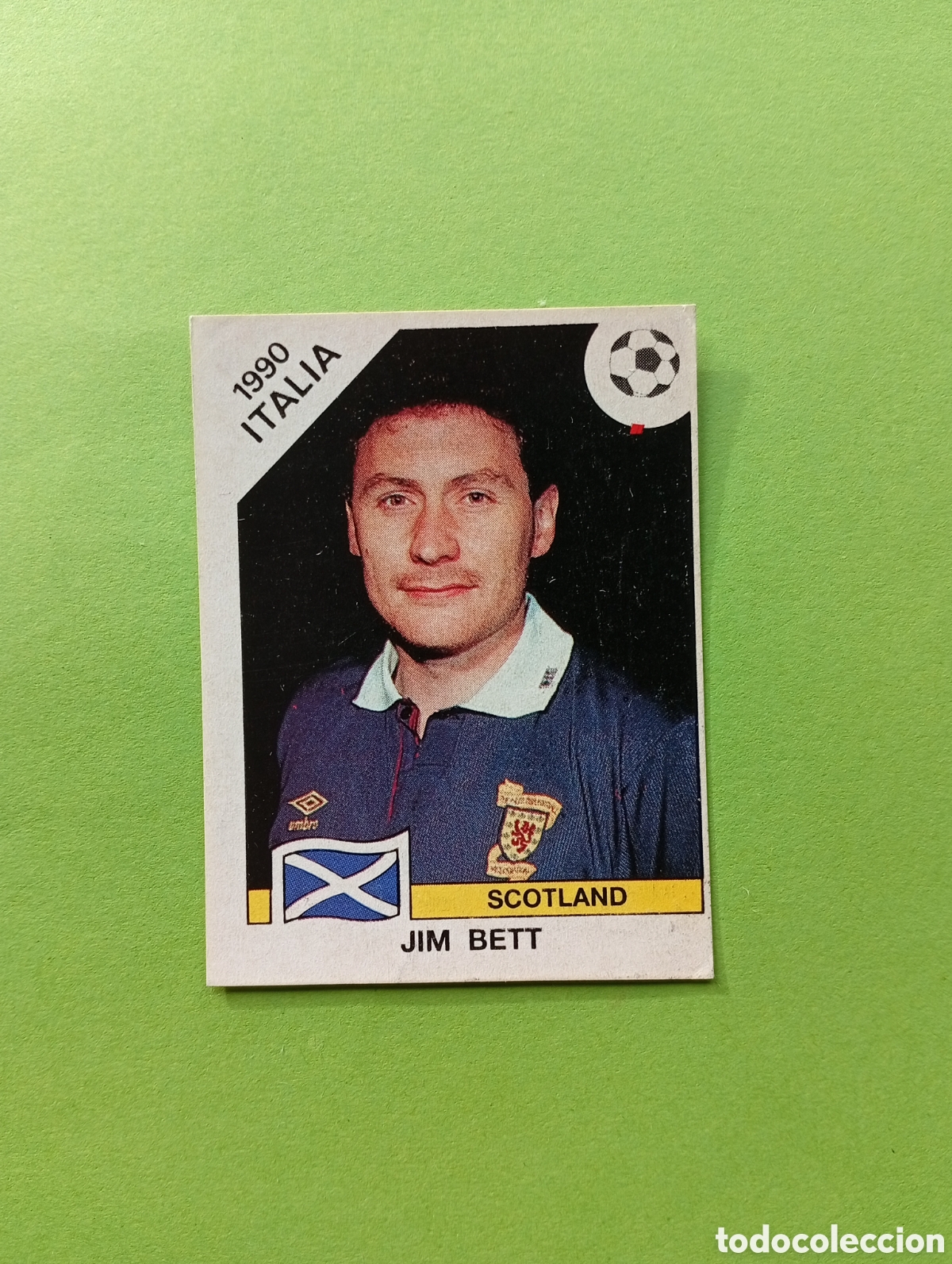 Cromos de f&uacute;tbol: 1990 ITALIA 90 - N&ordm; 225 JIM BETT - ESCOCIA - ED. CARVAJAL / PANINI