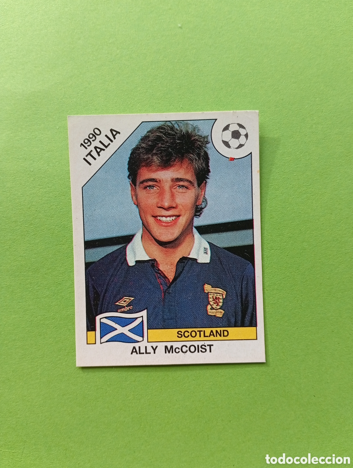 Cromos de f&uacute;tbol: 1990 ITALIA 90 - N&ordm; 226 ALLY Mc COIST- ESCOCIA - ED. CARVAJAL / PANINI