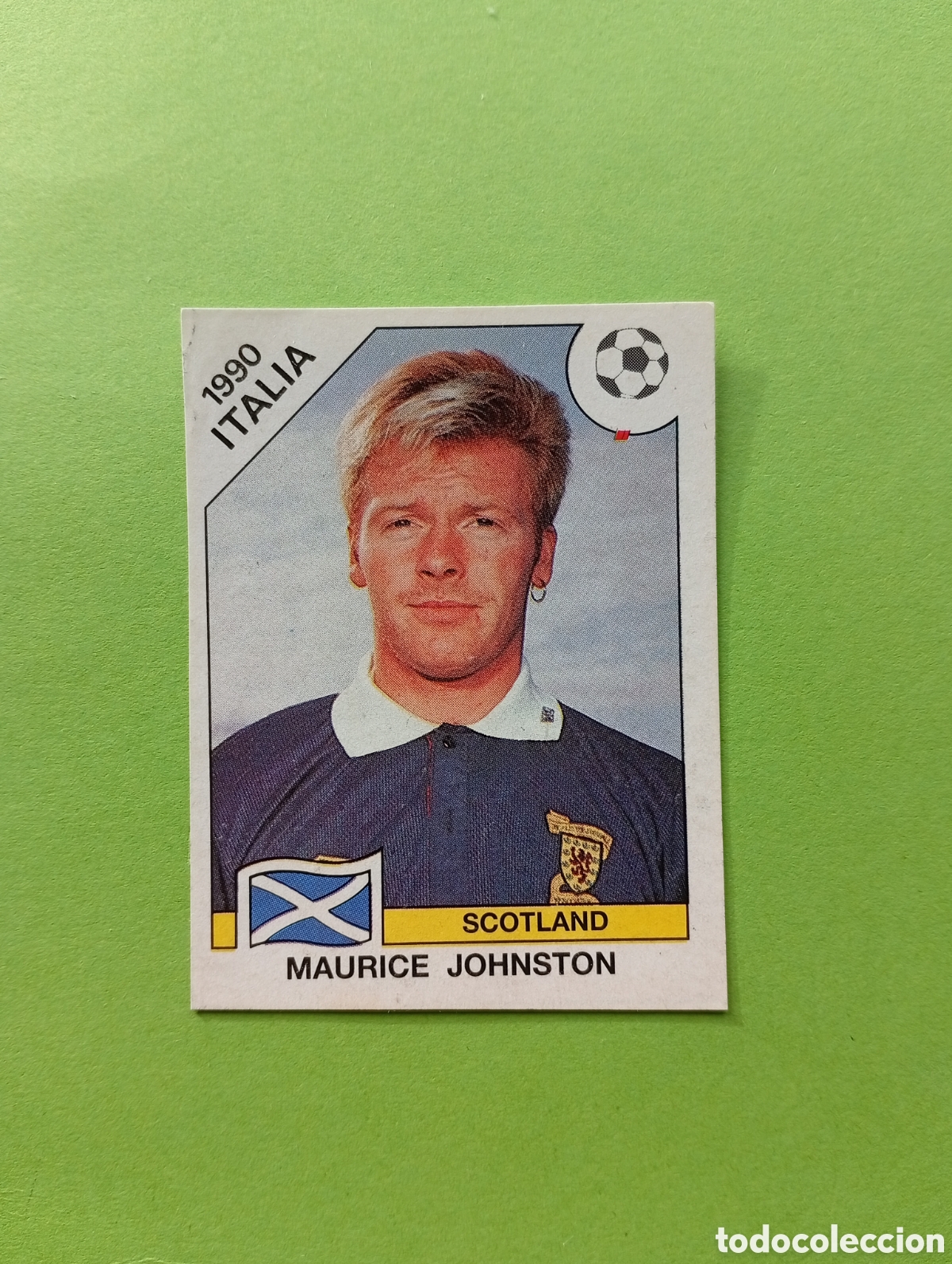 Cromos de f&uacute;tbol: 1990 ITALIA 90 - N&ordm; 227 MAURICE JOHNSTON - ESCOCIA - ED. CARVAJAL / PANINI