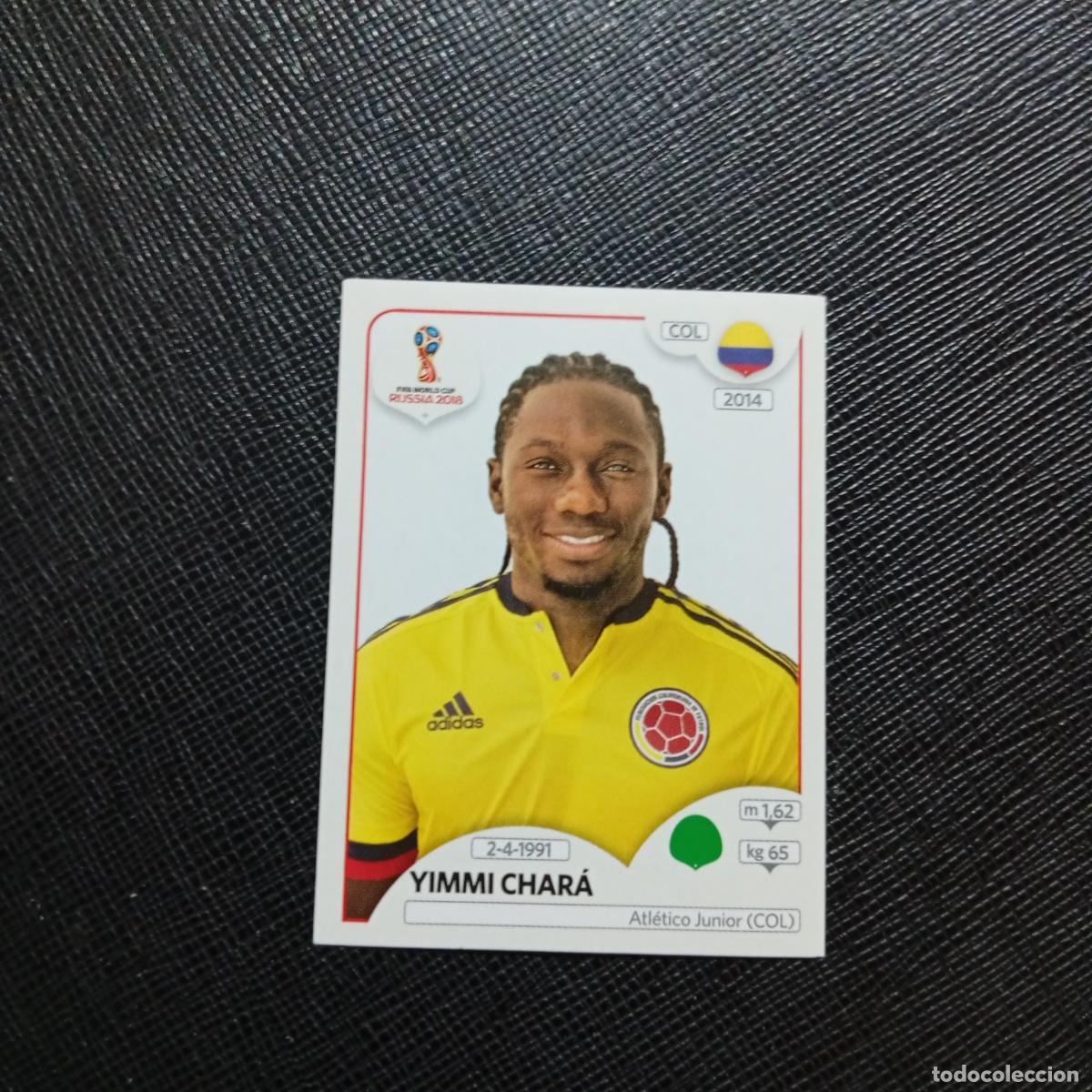 Cromos de f&uacute;tbol: 650 YIMMI CHARA COLOMBIA PANINI MUNDIAL RUSIA 2018 CROMO FUTBOL 18 - SIN PEGAR - /CJ2 .
