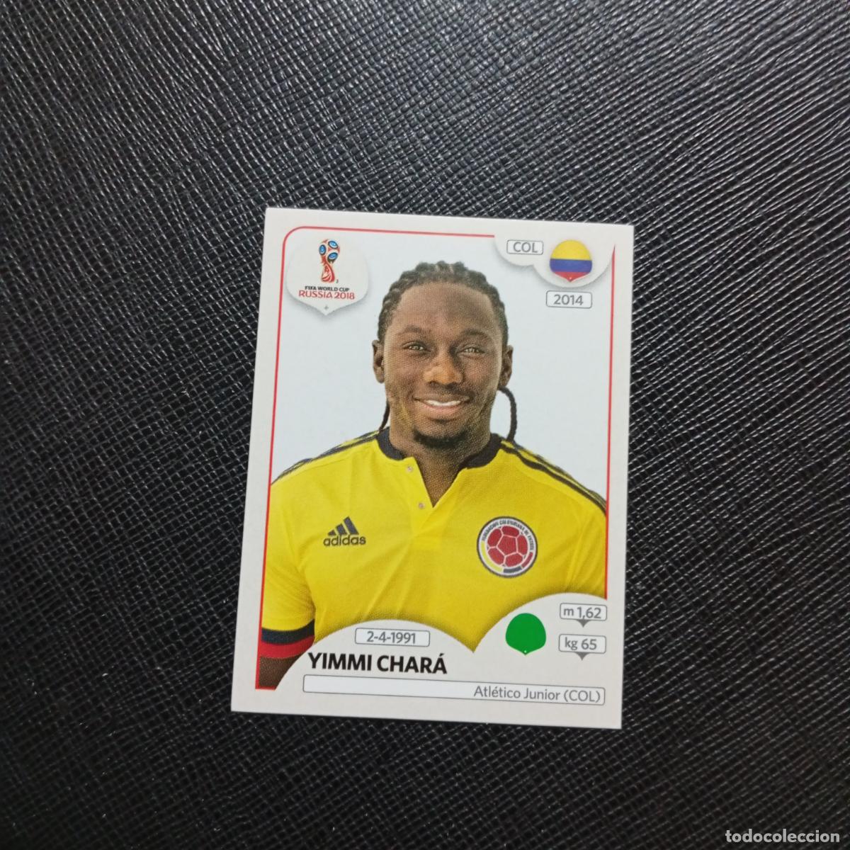 Cromos de f&uacute;tbol: 650 YIMMI CHARA COLOMBIA PANINI MUNDIAL RUSIA 2018 CROMO FUTBOL 18 - SIN PEGAR - /CJ2 .