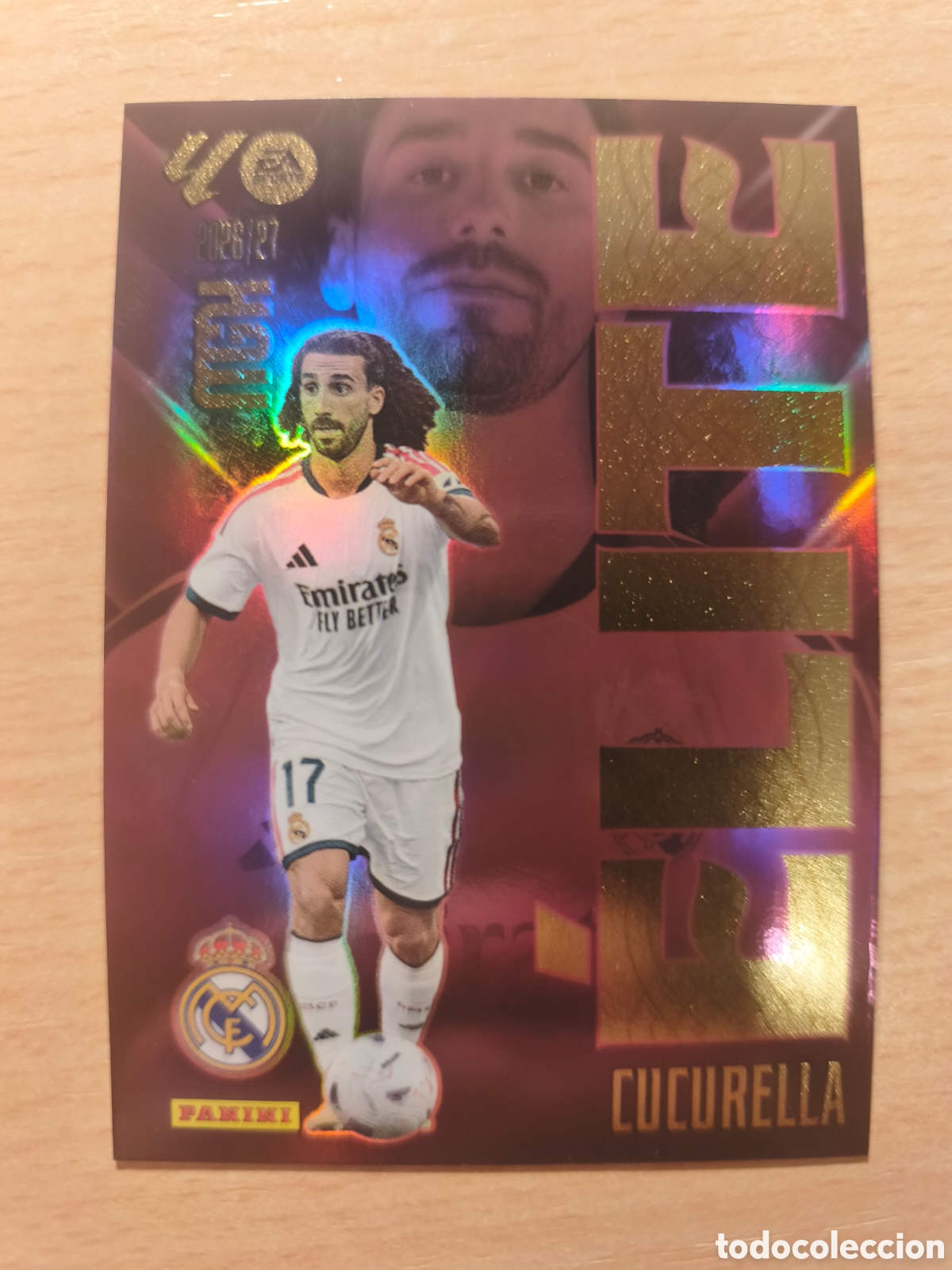 Cromos de f&uacute;tbol: 516 MARC CUCURELLA NUEVA ELITE REAL MADRID MEGACRACKS (III EDICI&Oacute;N) 2026 2027 26 27