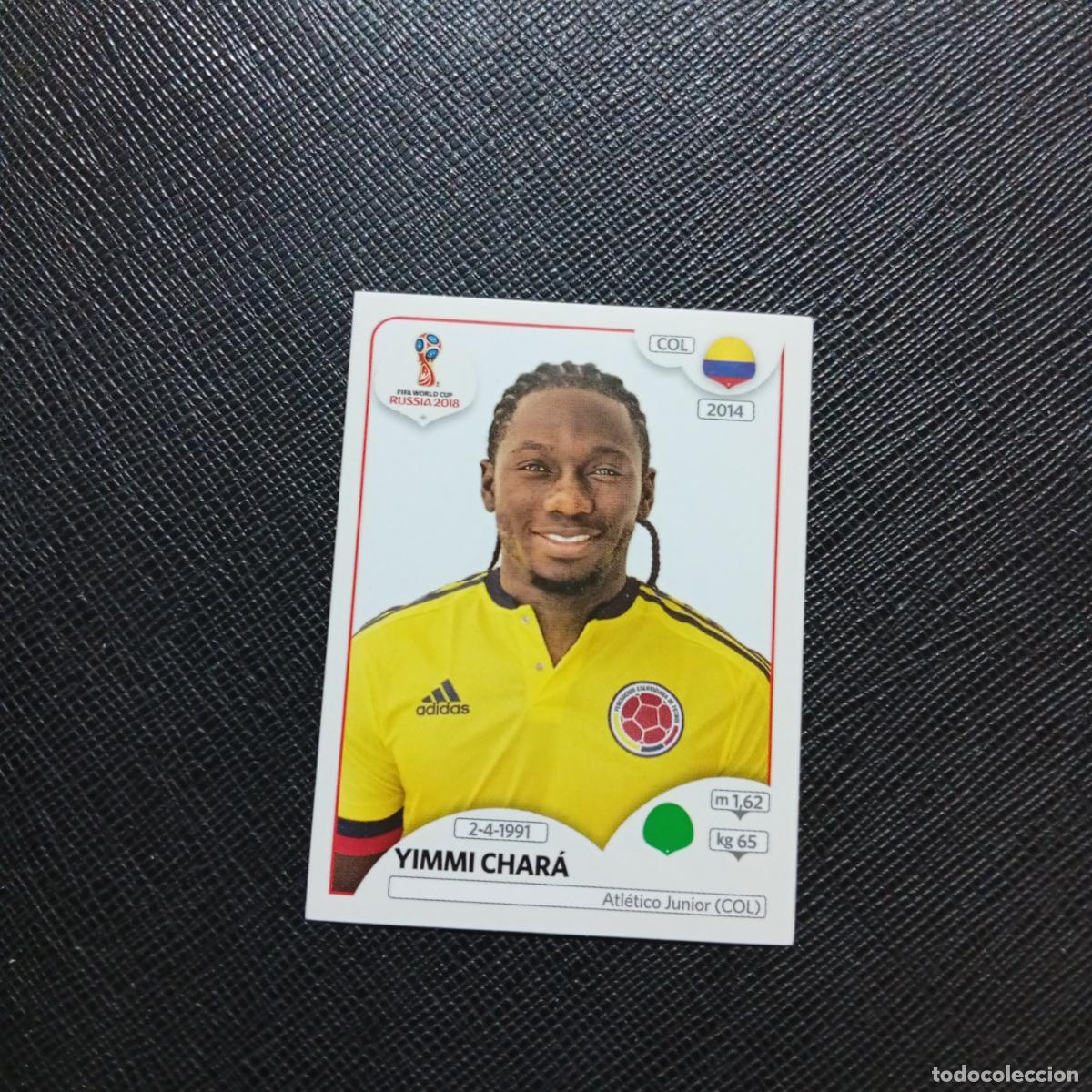 Cromos de f&uacute;tbol: 650 YIMMI CHARA COLOMBIA PANINI MUNDIAL RUSIA 2018 CROMO FUTBOL 18 - SIN PEGAR - /CJ2 ..