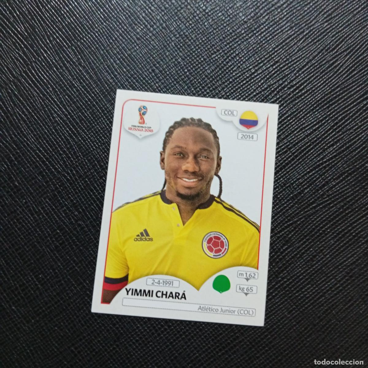 Cromos de f&uacute;tbol: 650 YIMMI CHARA COLOMBIA PANINI MUNDIAL RUSIA 2018 CROMO FUTBOL 18 - SIN PEGAR - /CJ2 ....