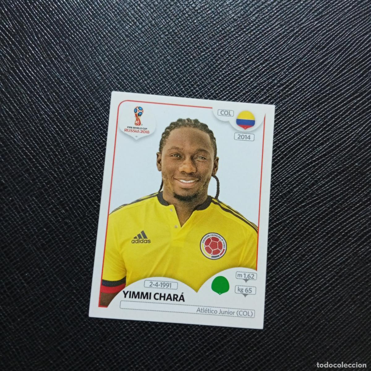 Cromos de f&uacute;tbol: 650 YIMMI CHARA COLOMBIA PANINI MUNDIAL RUSIA 2018 CROMO FUTBOL 18 - SIN PEGAR - /CJ2 .....