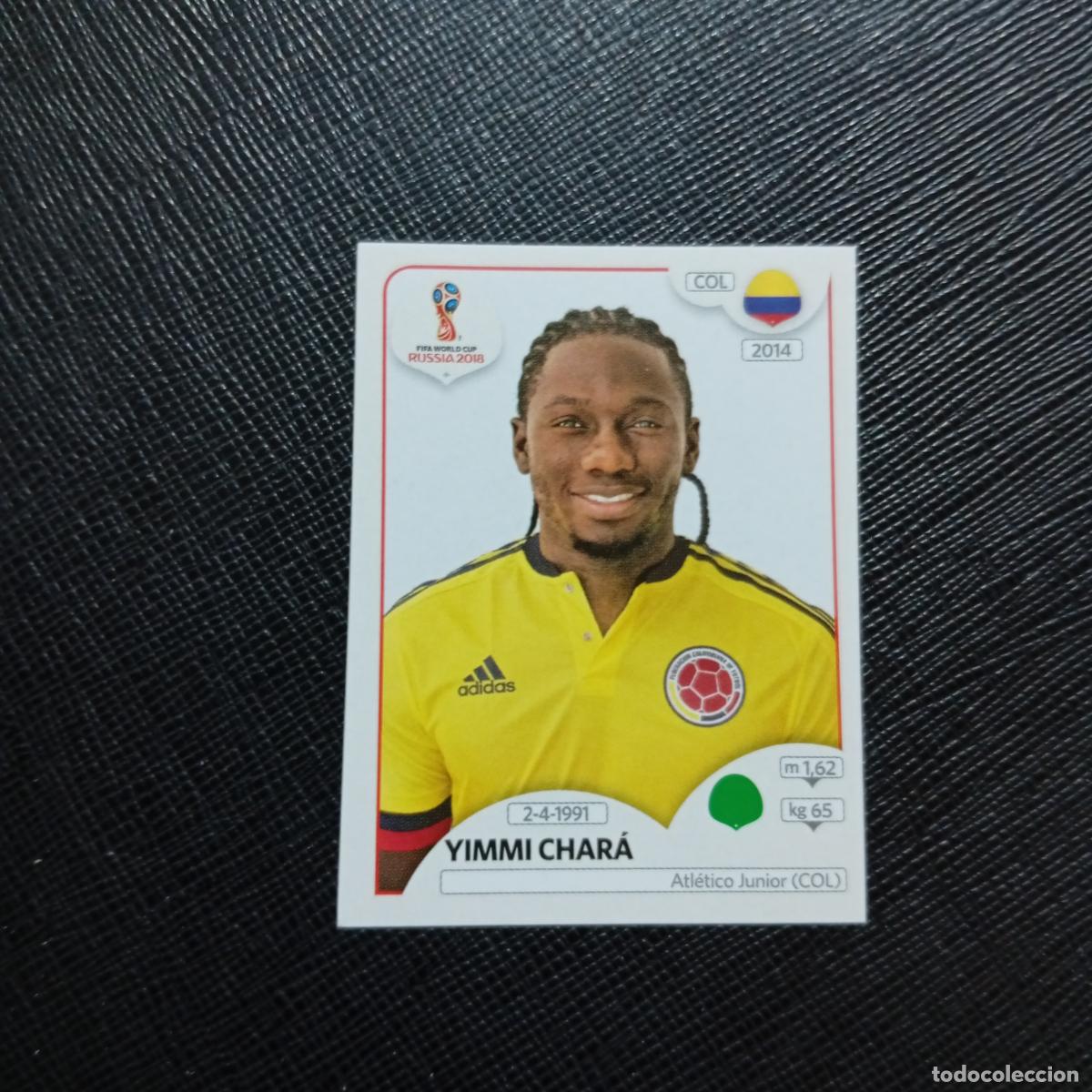 Cromos de f&uacute;tbol: 650 YIMMI CHARA COLOMBIA PANINI MUNDIAL RUSIA 2018 CROMO FUTBOL 18 - SIN PEGAR - /CJ2 ......