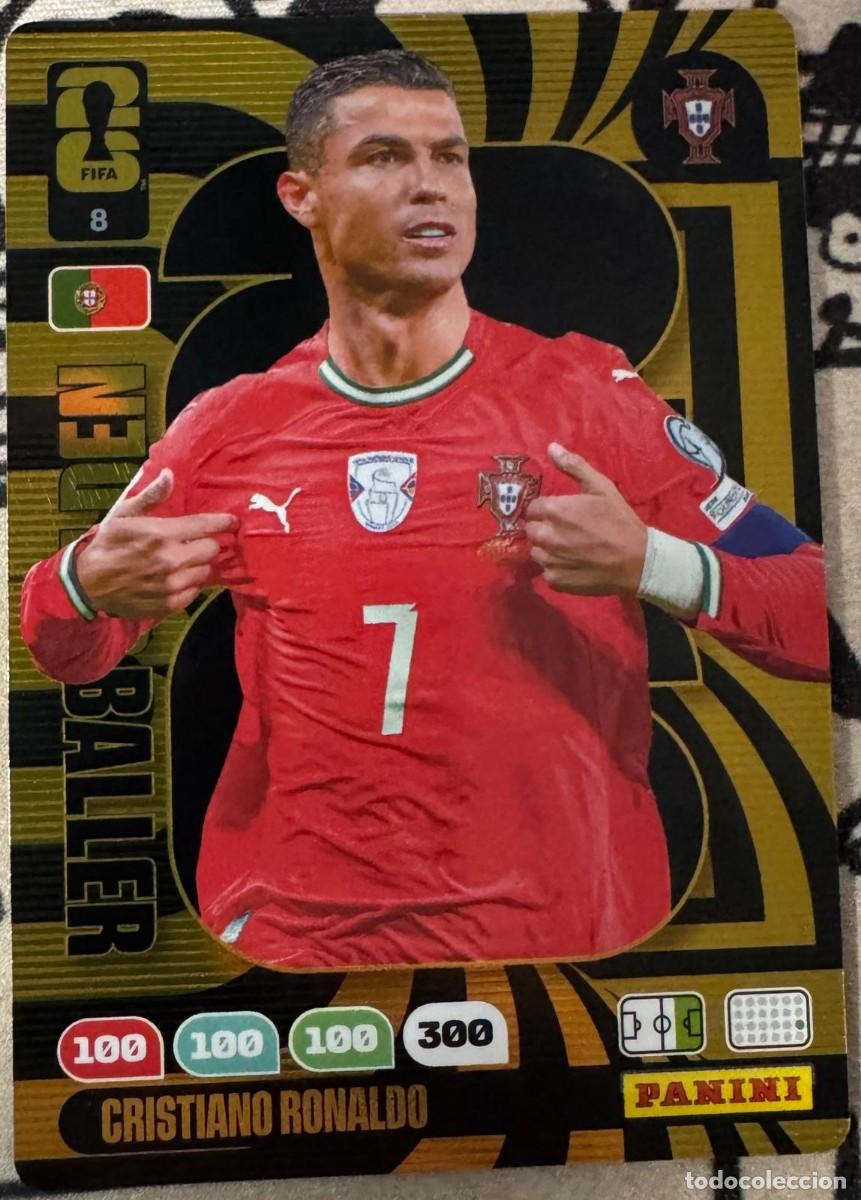 Cromos de f&uacute;tbol: CROMO N8 C. RONALDO GOLDEN BALLER - ADRENALYN XL FIFA WORLD CUP 2026