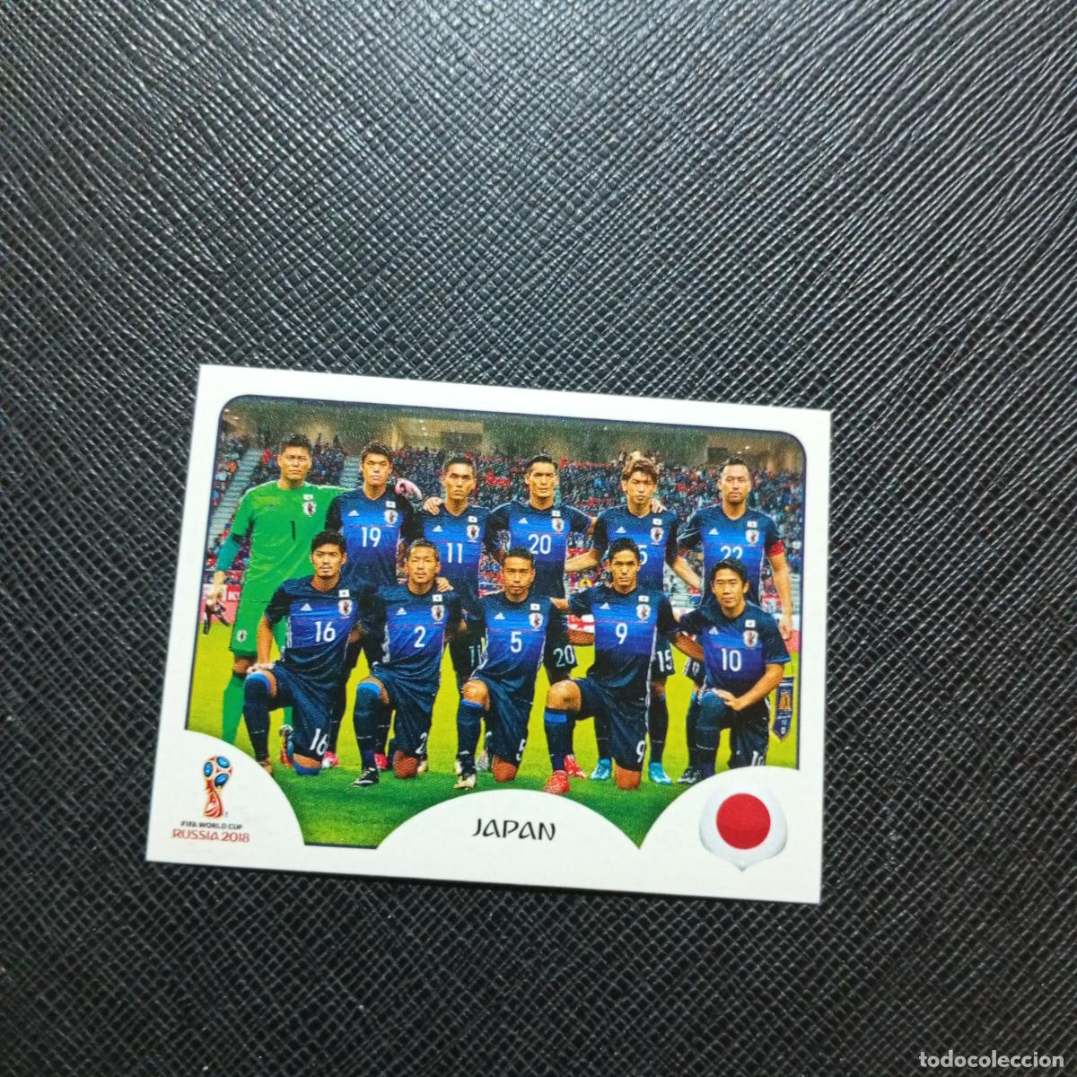 Cromos de f&uacute;tbol: 653 ALINEACION JAPON PANINI MUNDIAL RUSIA 2018 CROMO FUTBOL 18 - SIN PEGAR - /CJ2