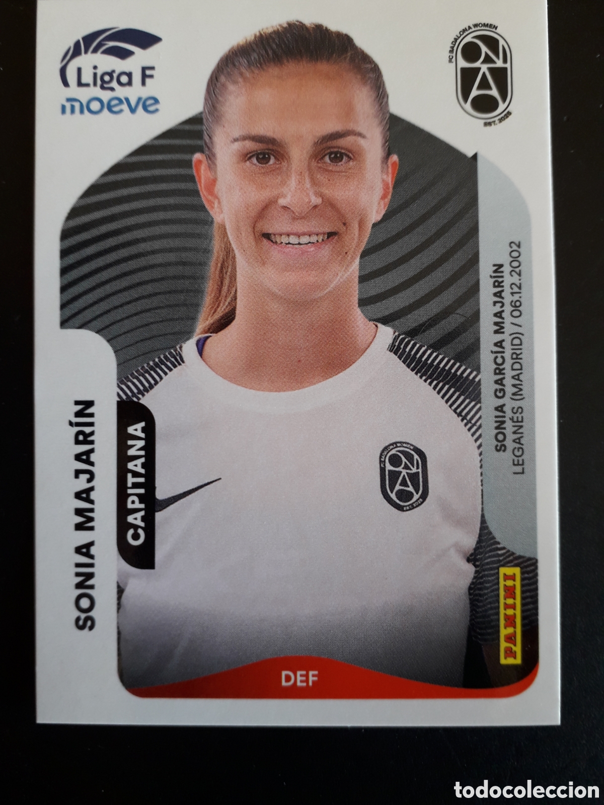Cromos de f&uacute;tbol: ANA GONZ&Aacute;LEZ BADALONA WOMEN N&deg; 69 LIGA F FEMENINA 2025 2026 25 26 PANINI SIN PEGAR PEDIDO M&Iacute;NIMO 3&euro;.