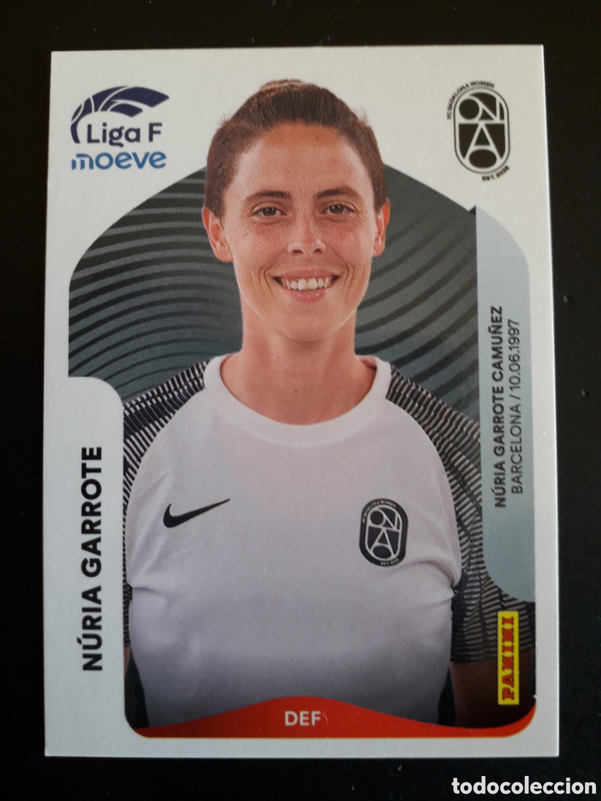 Cromos de f&uacute;tbol: N&Uacute;RIA GARROTE BADALONA WOMEN N&deg; 66 LIGA F FEMENINA 2025 2026 25 26 PANINI SIN PEGAR PEDIDO M&Iacute;NIMO 3&euro;