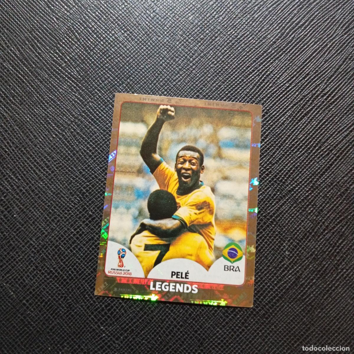 Cromos de f&uacute;tbol: 680 PELE BRASIL PANINI MUNDIAL RUSIA 2018 CROMO FUTBOL 18 - SIN PEGAR - A12 PG388