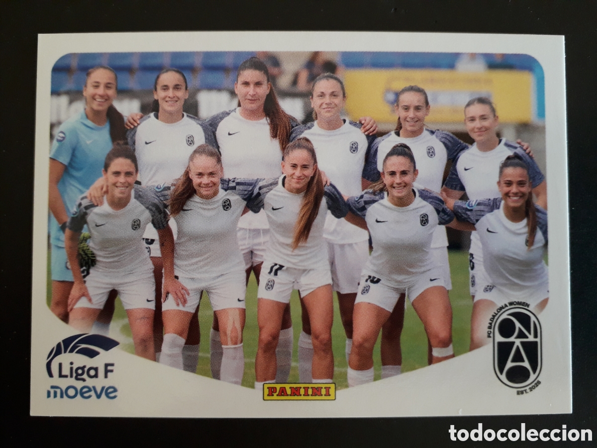 Cromos de f&uacute;tbol: EQUIPO BADALONA WOMEN N&deg; 63 LIGA F FEMENINA 2025 2026 25 26 PANINI SIN PEGAR PEDIDO M&Iacute;NIMO 3&euro;